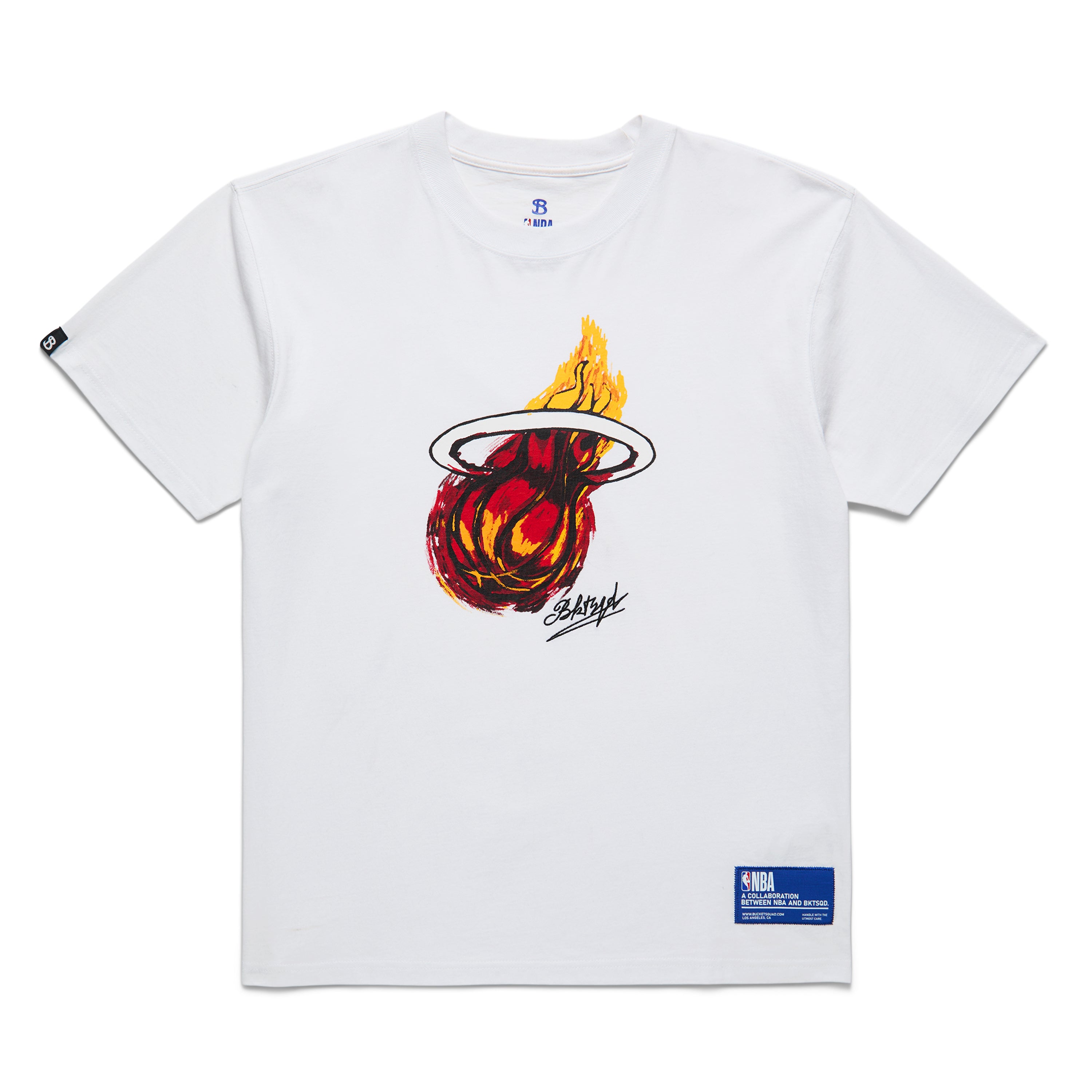 NBA x BKTSQD MIAMI HEAT TEE