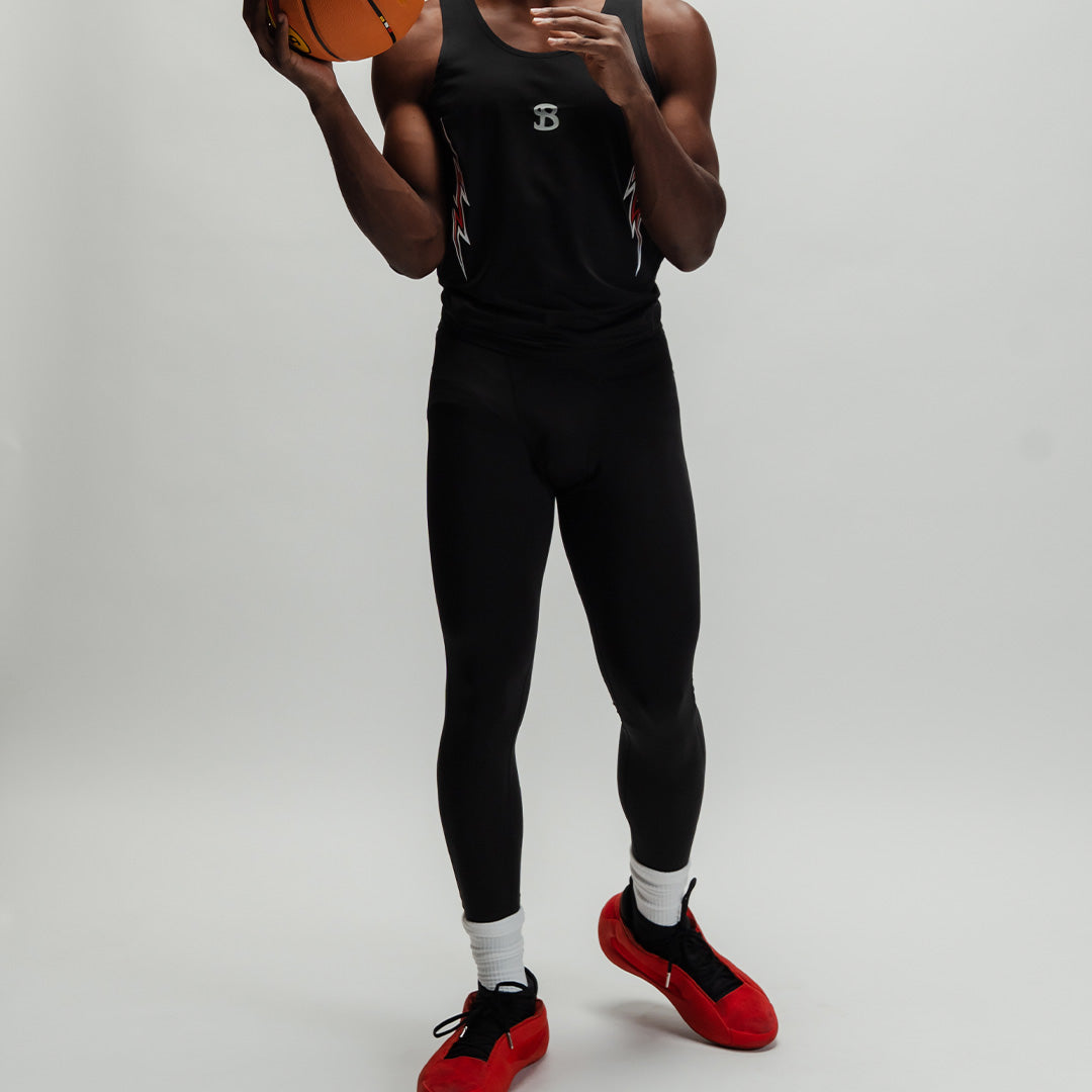 BLACK ISO COMPRESSION LEGGING