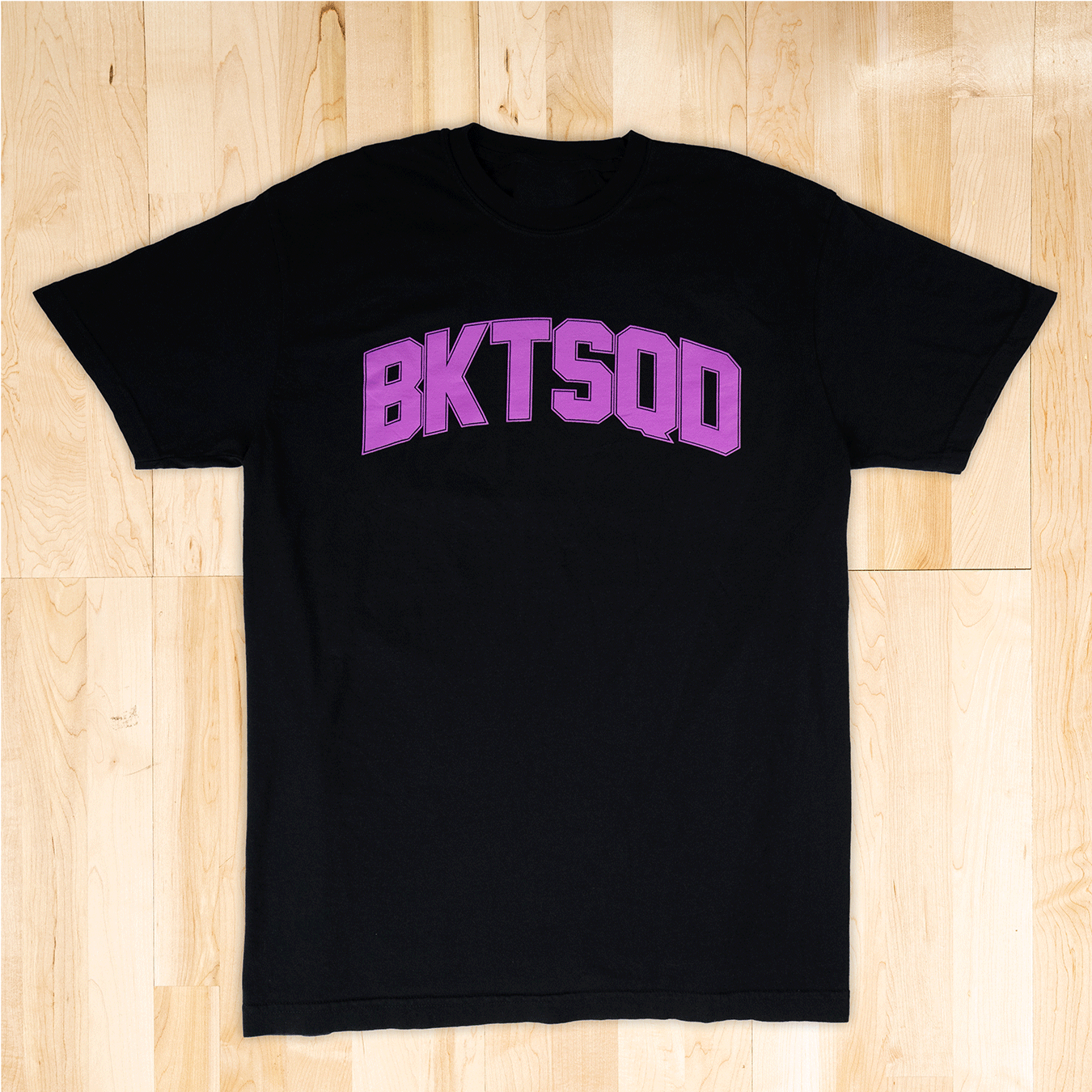 BLACK & PURPLE BKTSQD TEE