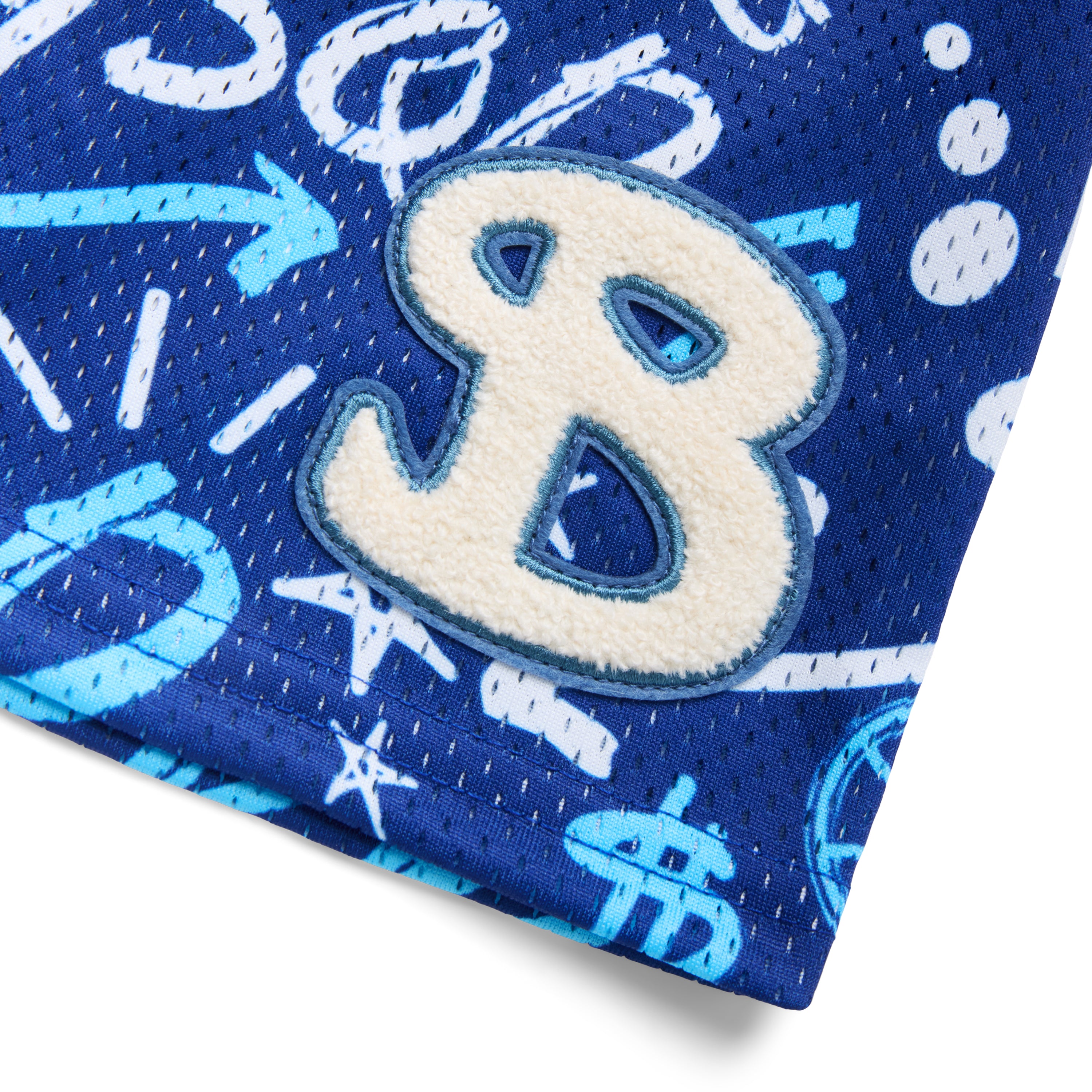 BLUE GRAFFITI YOUTH SHORTS