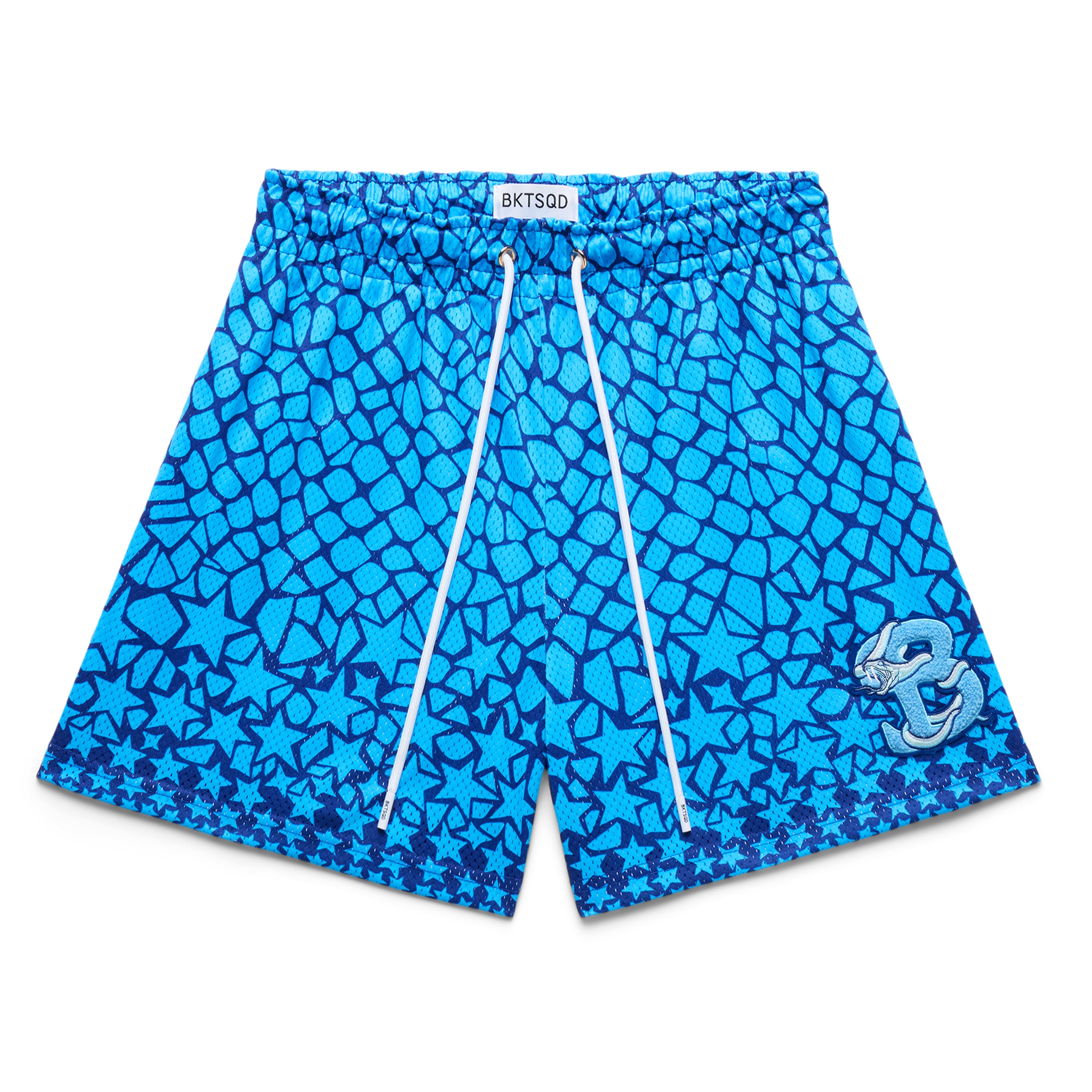 Bucketsquad Blue Viper Shorts | Adult Basketball Shorts