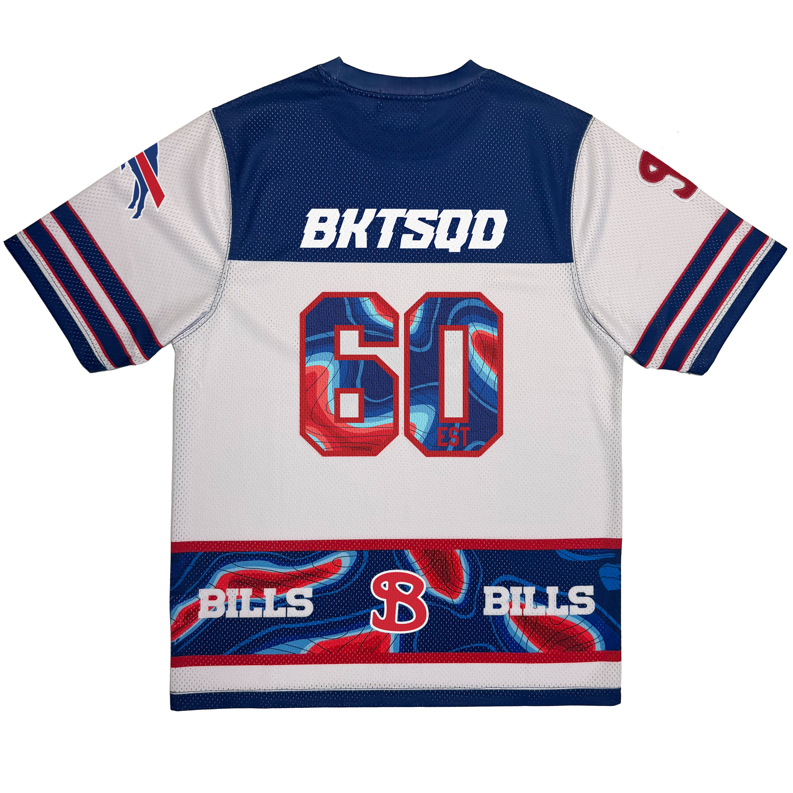 Bucketsquad Buffalo Bills Nfl Mesh Tee | Premium Basketball T-Shirt