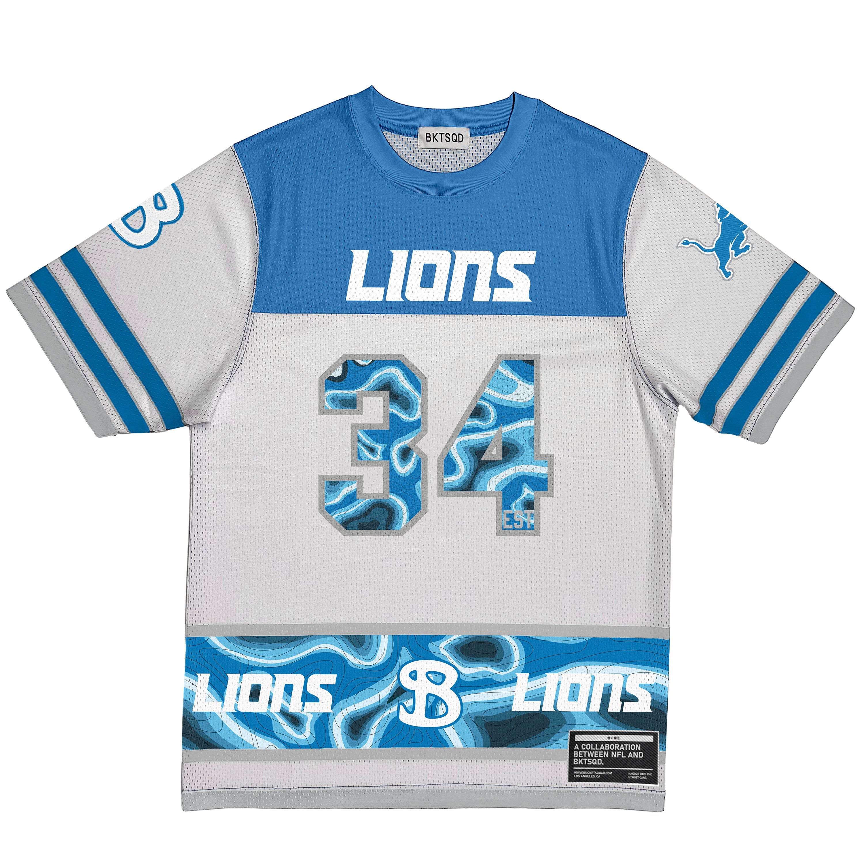 DETROIT LIONS NFL MESH TEE