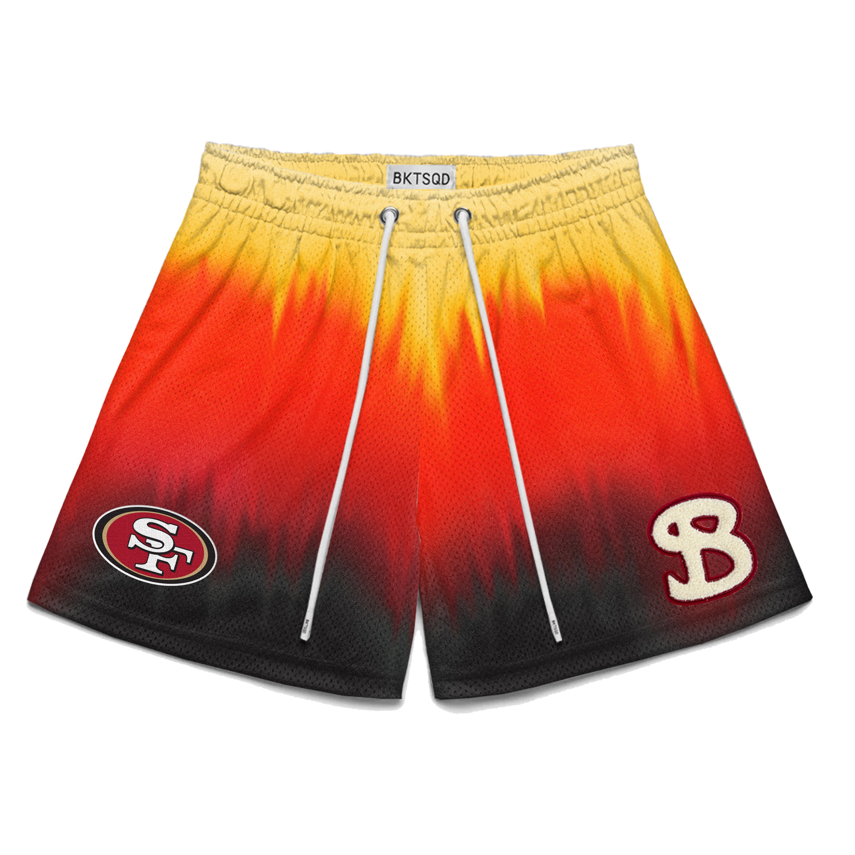 Bucketsquad San Francisco 49Ers Nfl Gradient Shorts | Adult Basketb