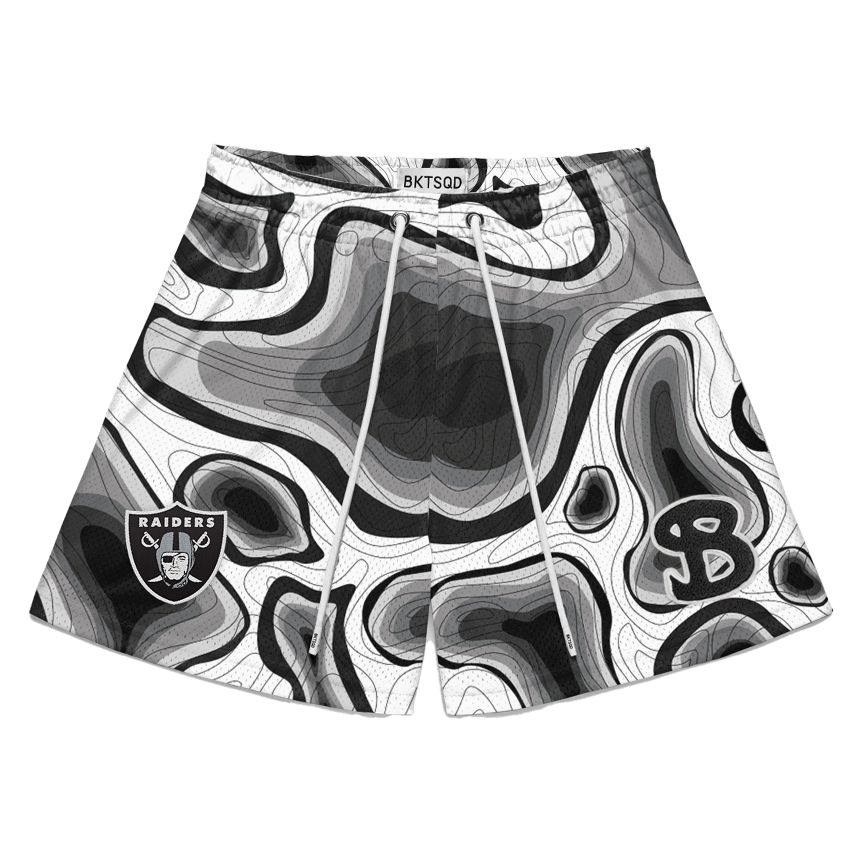 Bucketsquad Las Vegas Raiders Nfl Weatherman Shorts | Adult Basketb