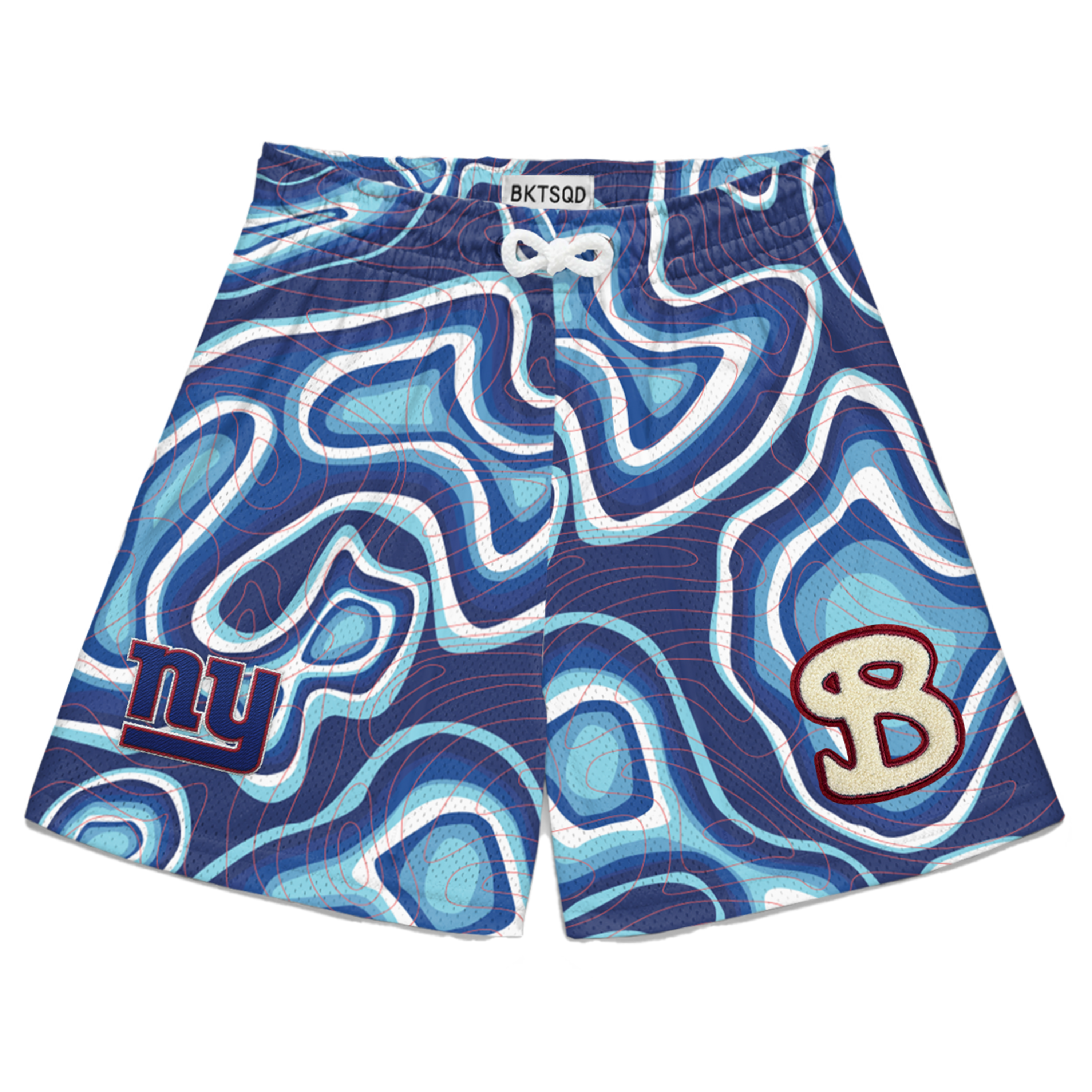NEW YORK GIANTS NFL YOUTH WEATHERMAN SHORTS