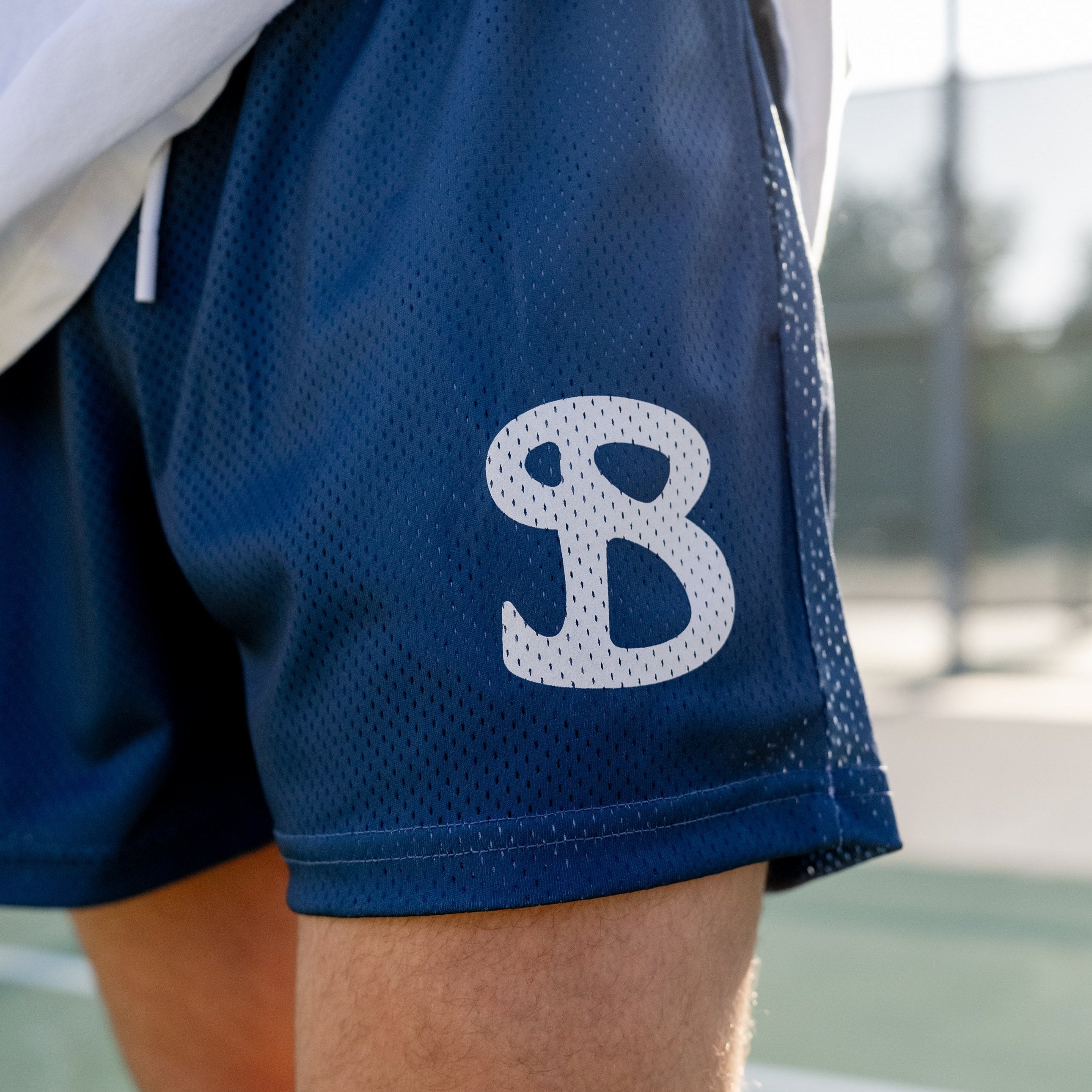 DUSTY BLUE SOLID SHORTS