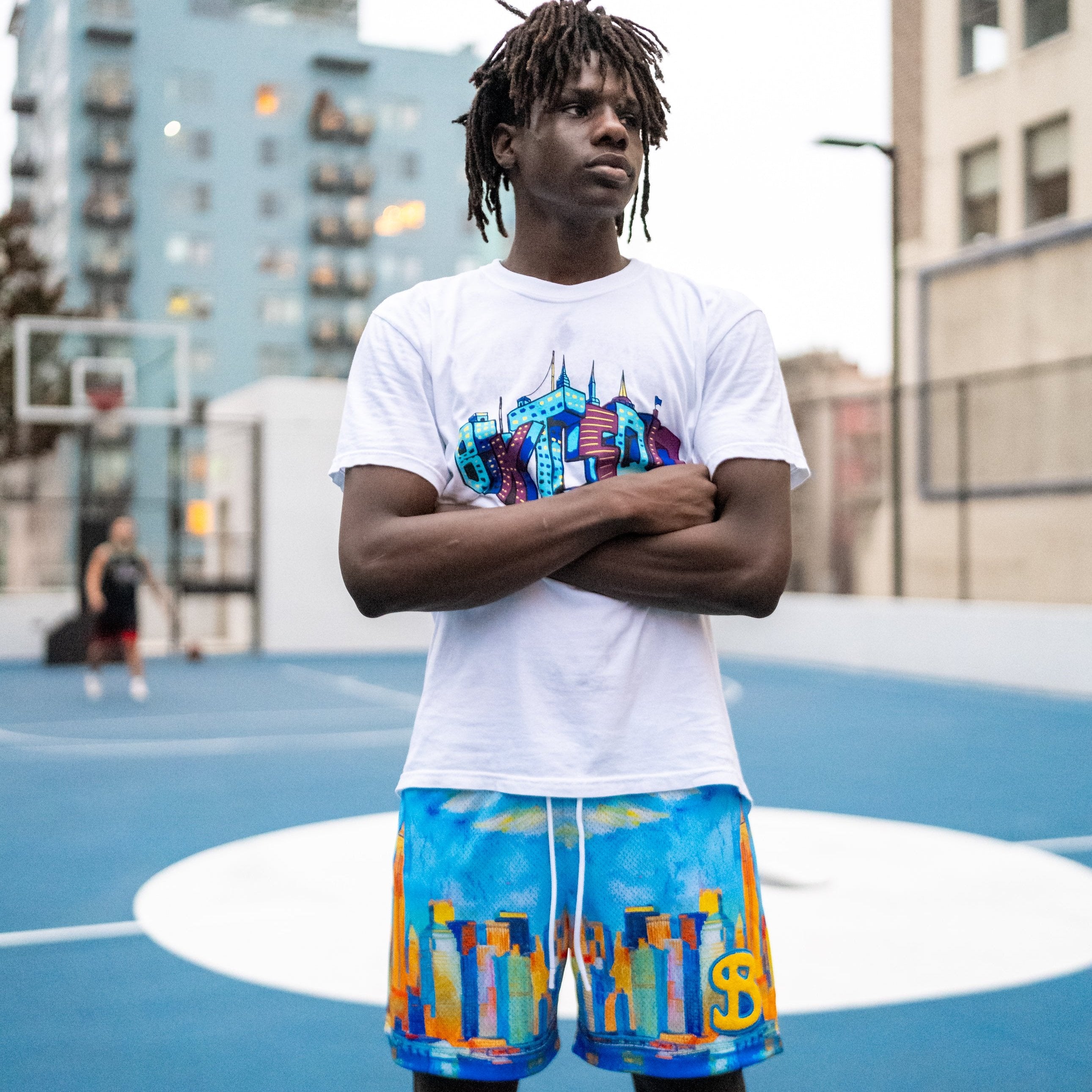 NEW YORK SKYLINE SHORTS