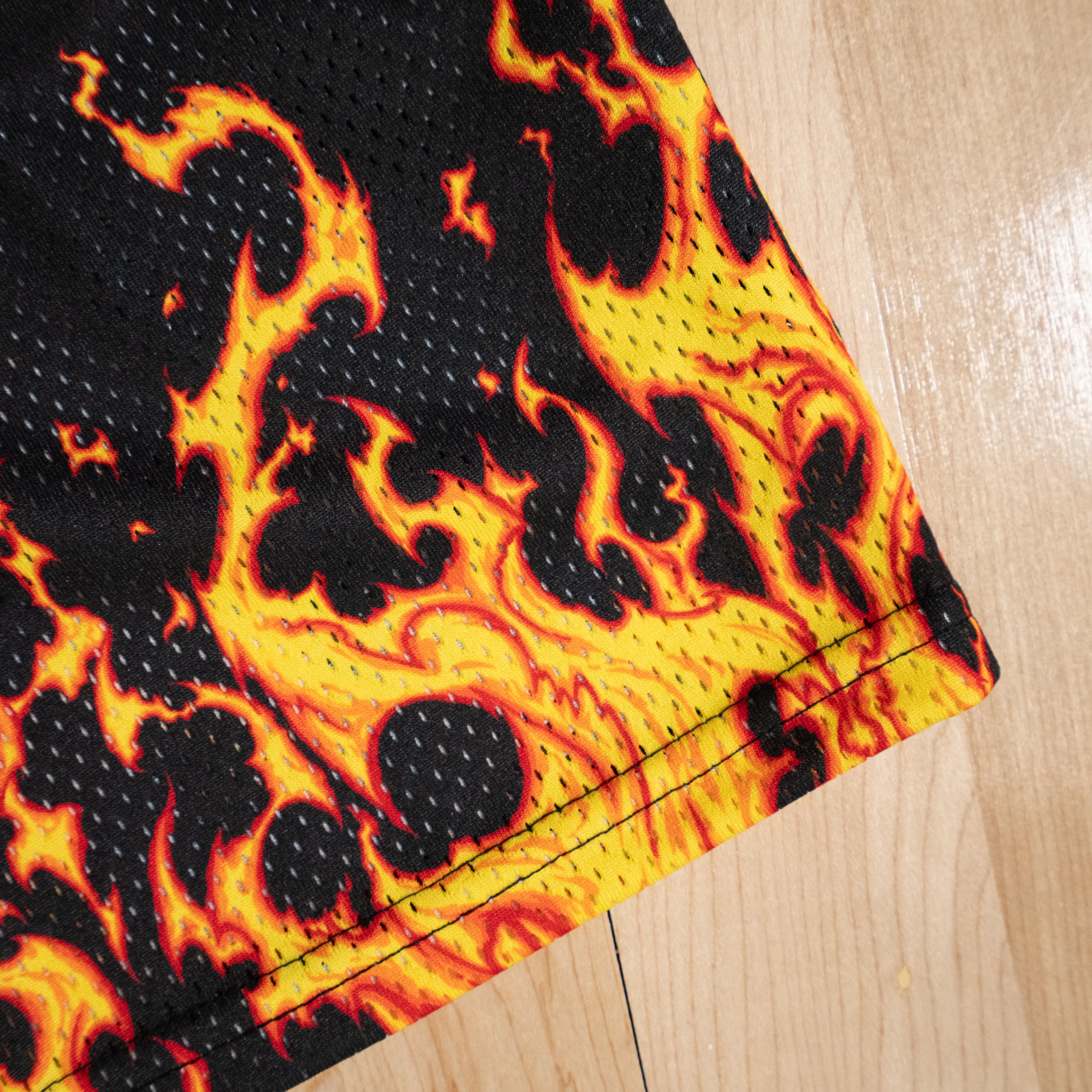 ZHC x BKTSQD YOUTH SHORTS - CLASSIC FLAME