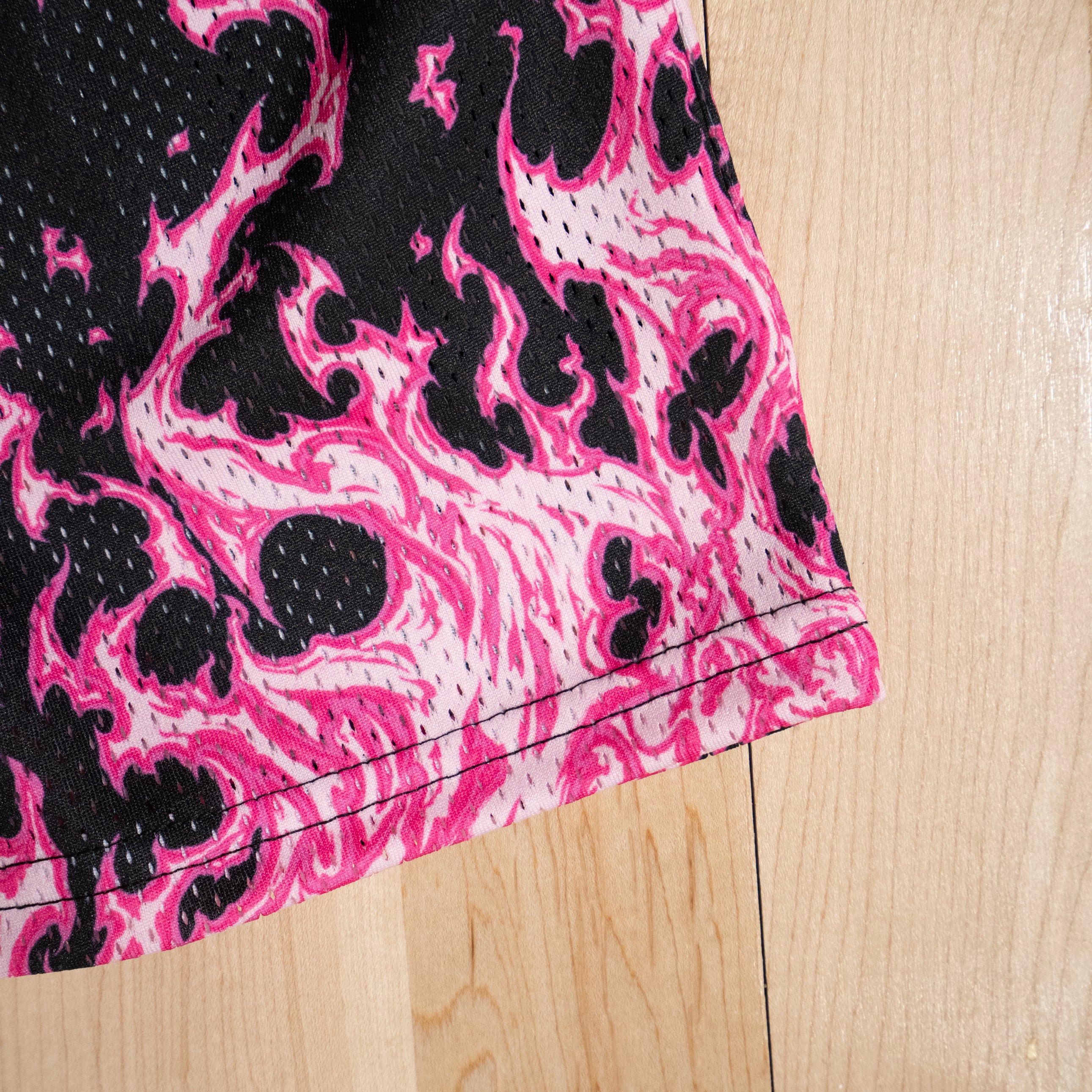 ZHC x BKTSQD YOUTH SHORTS - PINK FLAME