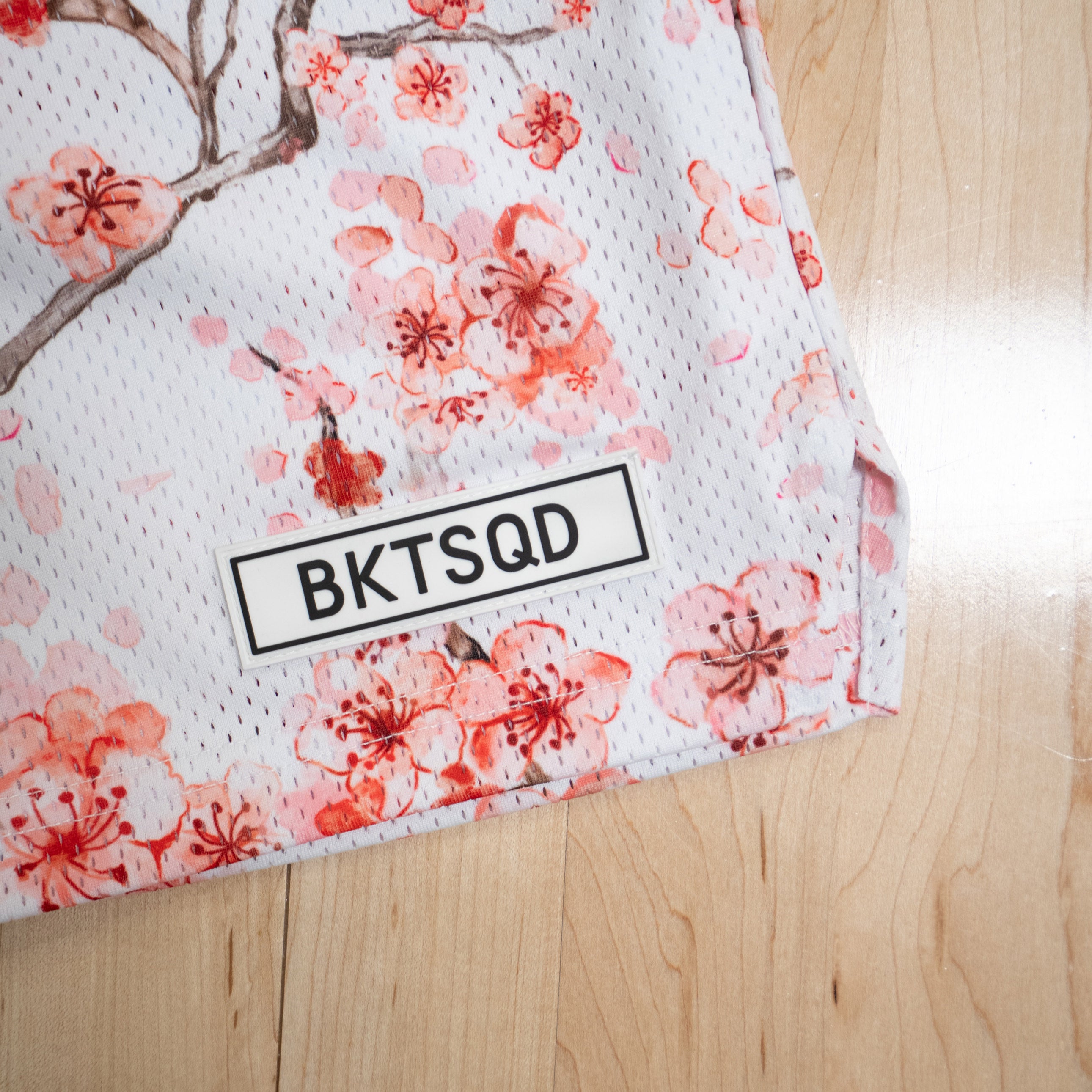 WOMEN’S WHITE CHERRY BLOSSOM SHORTS