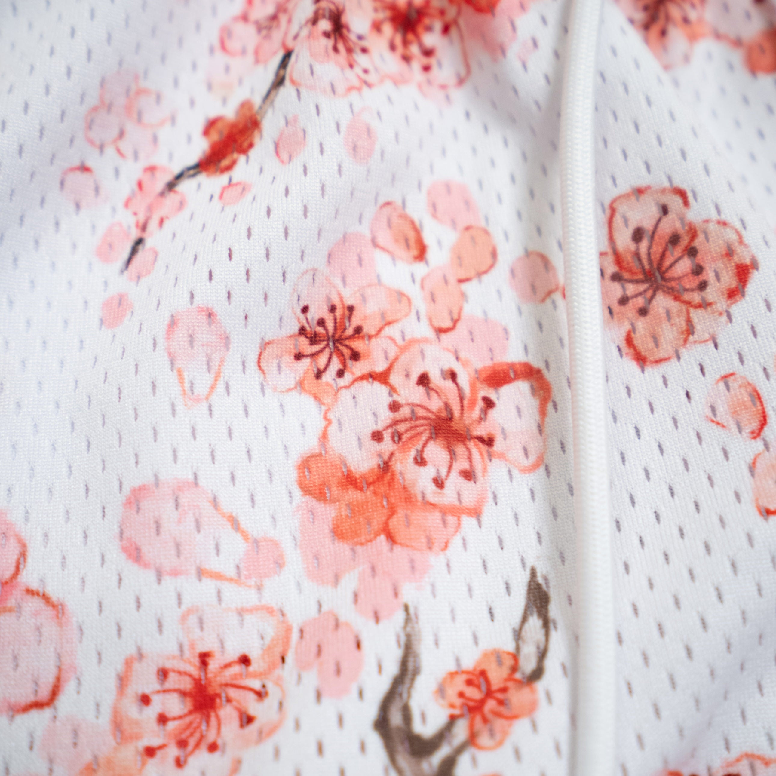 WOMEN’S WHITE CHERRY BLOSSOM SHORTS