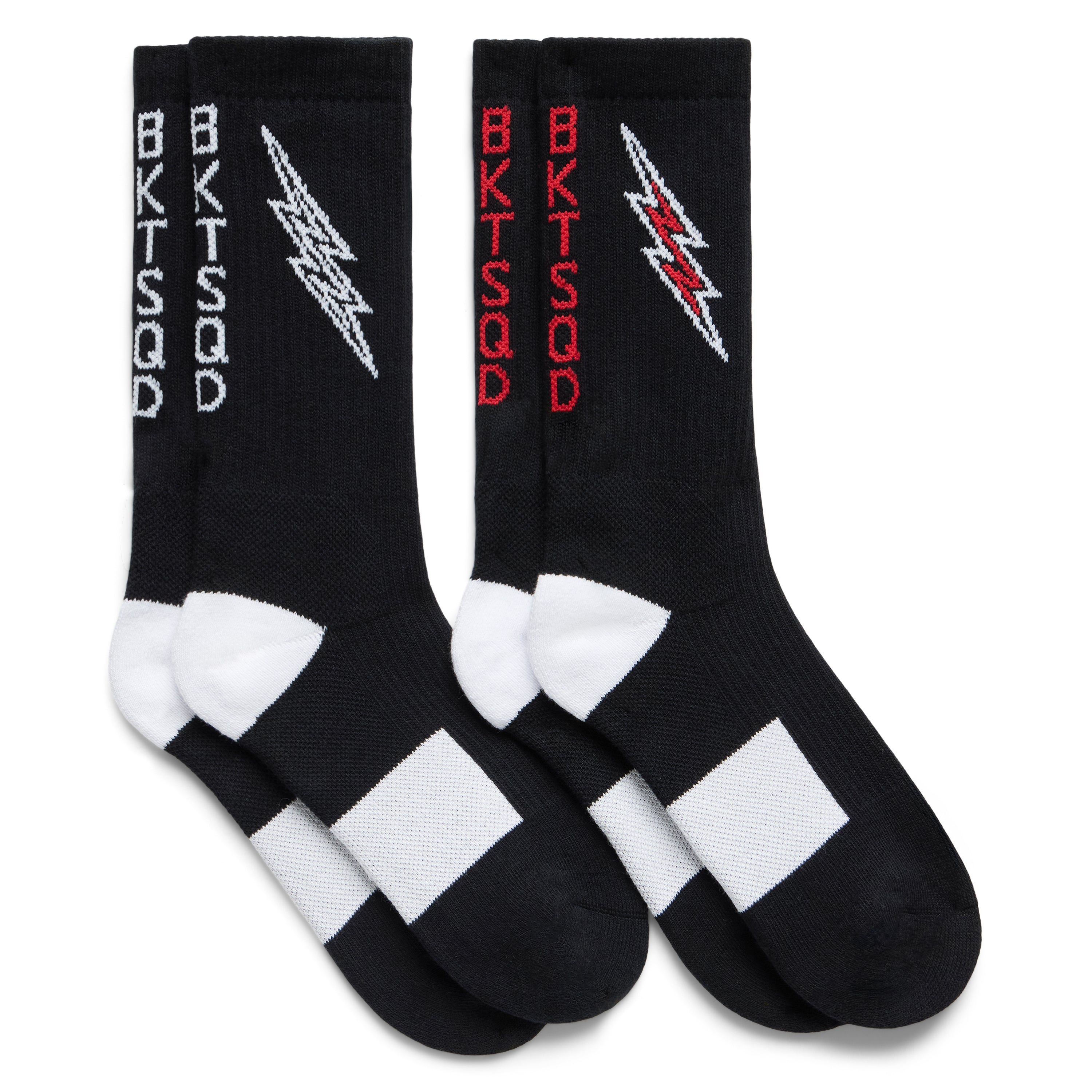 LIGHTNING PERFORMANCE SOCKS 2 PACK - BLACK