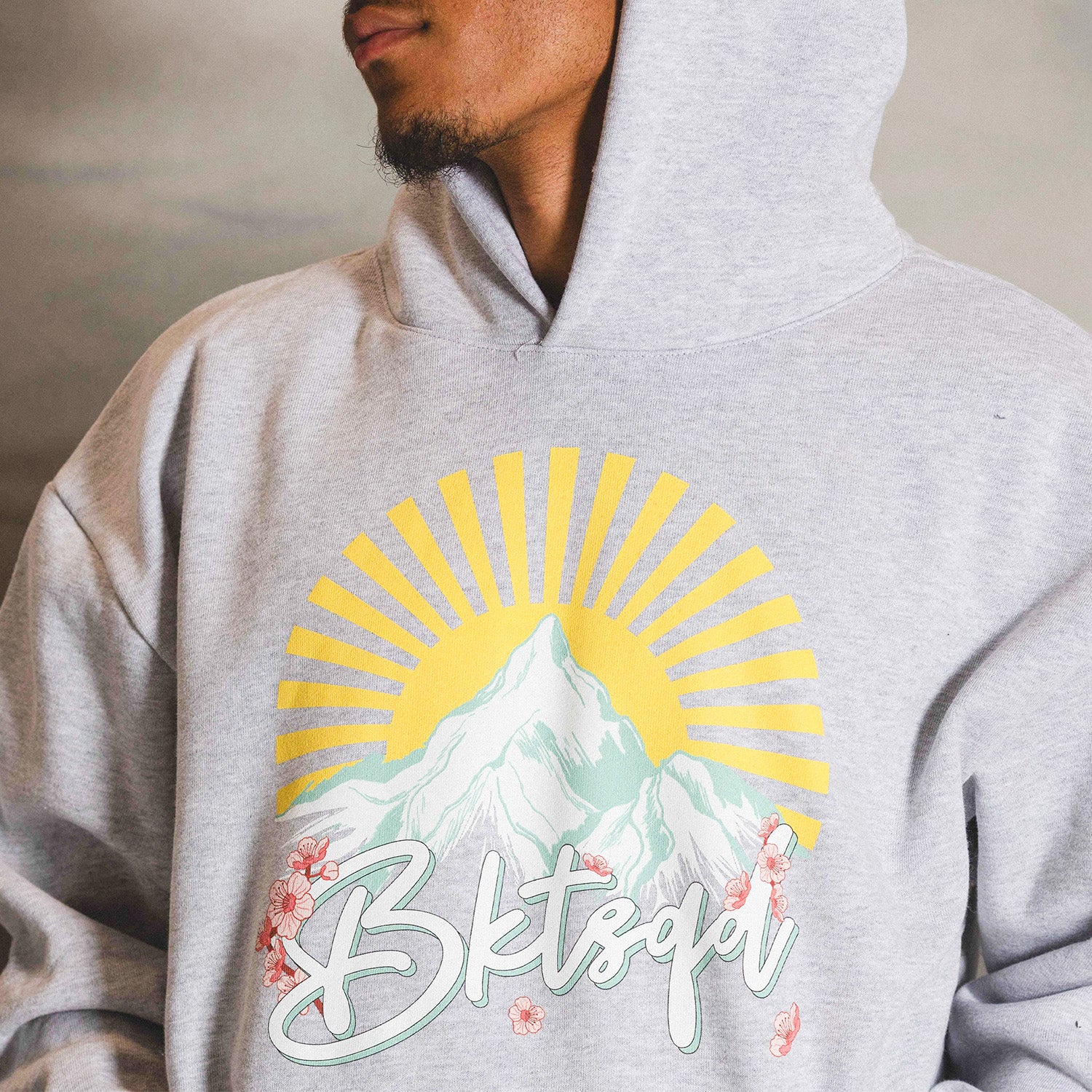 CHERRY BLOSSOM SPRING SKY HOODIE