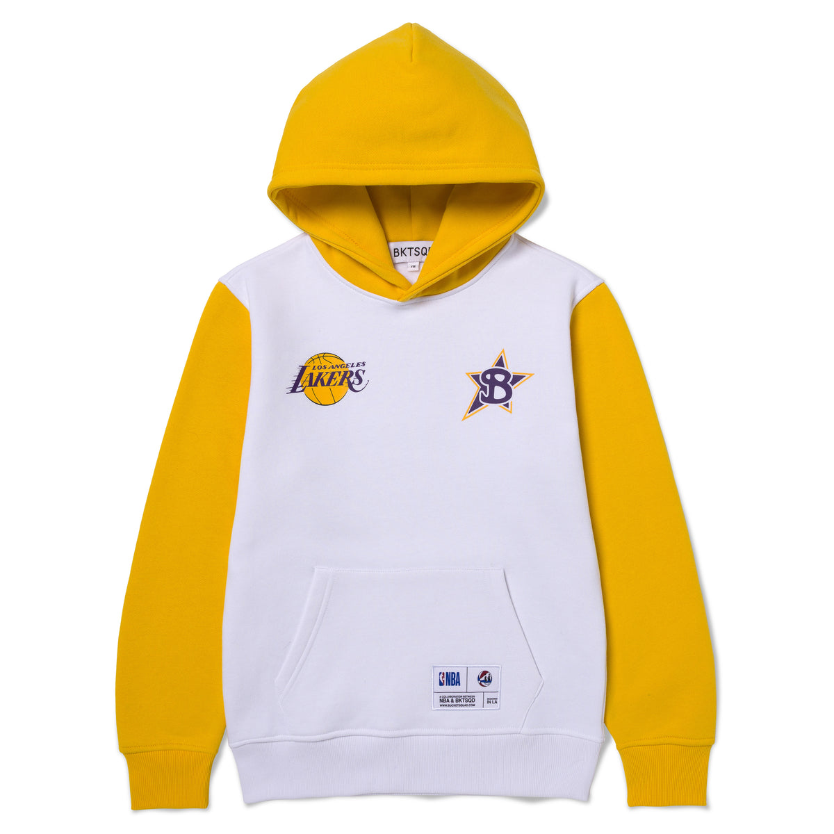 YOUTH LOS ANGELES LAKERS BADGE HOODIE