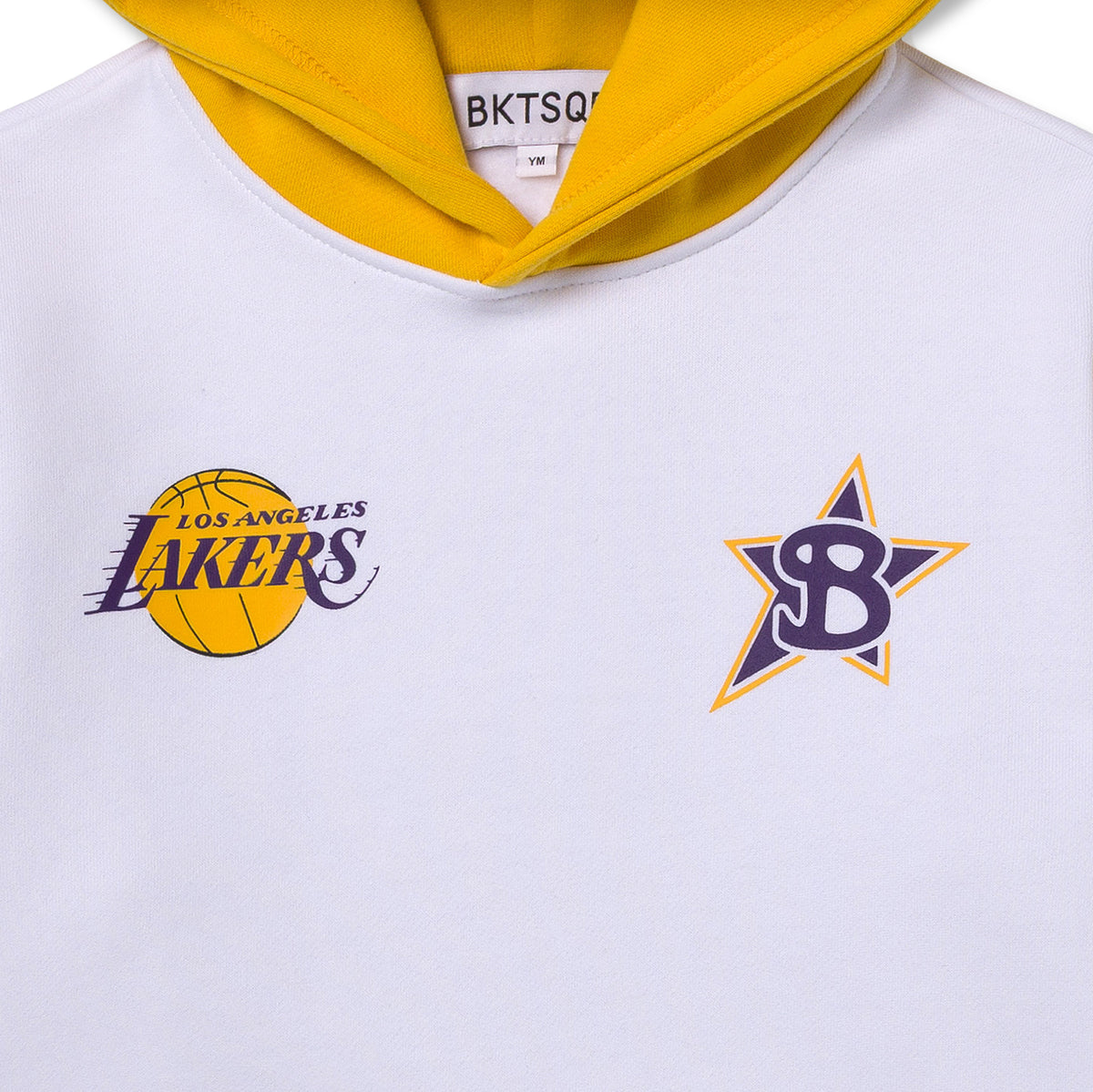YOUTH LOS ANGELES LAKERS BADGE HOODIE - detail