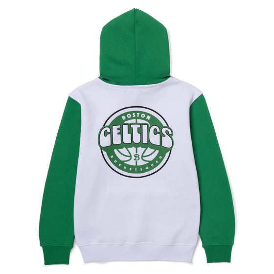 YOUTH BOSTON CELTICS BADGE HOODIE - back