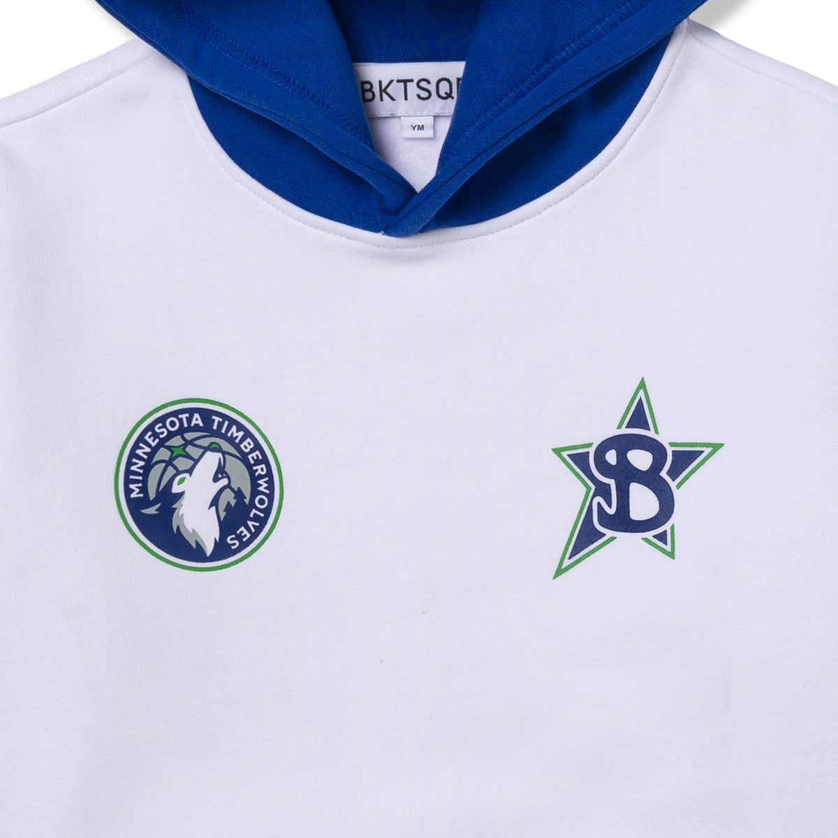 YOUTH MINNESOTA TIMBERWOLVES BADGE HOODIE - detail
