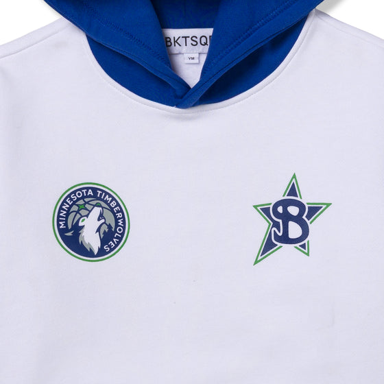 YOUTH MINNESOTA TIMBERWOLVES BADGE HOODIE - detail