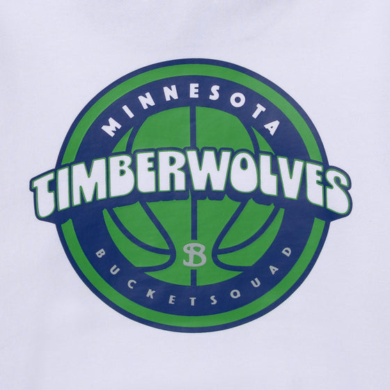 YOUTH MINNESOTA TIMBERWOLVES BADGE HOODIE - back detail
