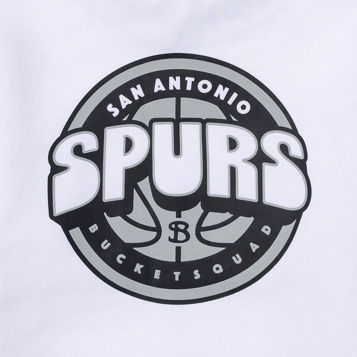 YOUTH SAN ANTONIO SPURS BADGE HOODIE - back detail