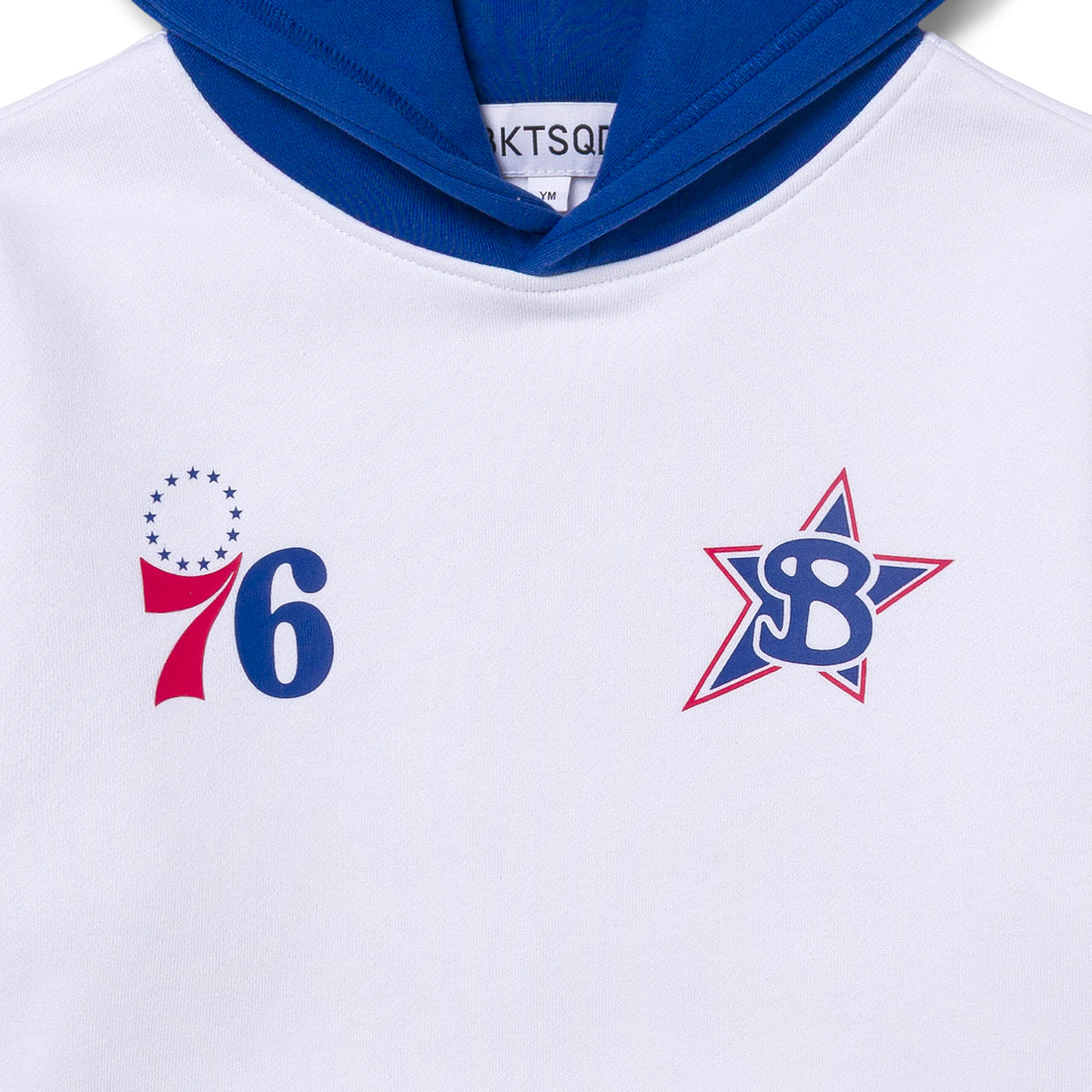 YOUTH PHILADELPHIA 76ERS BADGE HOODIE - detail