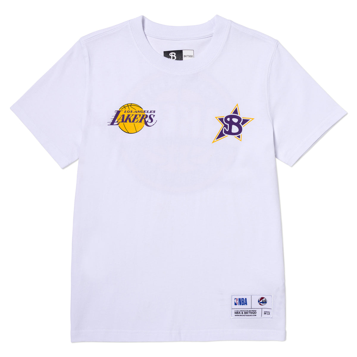 YOUTH LOS ANGELES LAKERS BADGE TEE