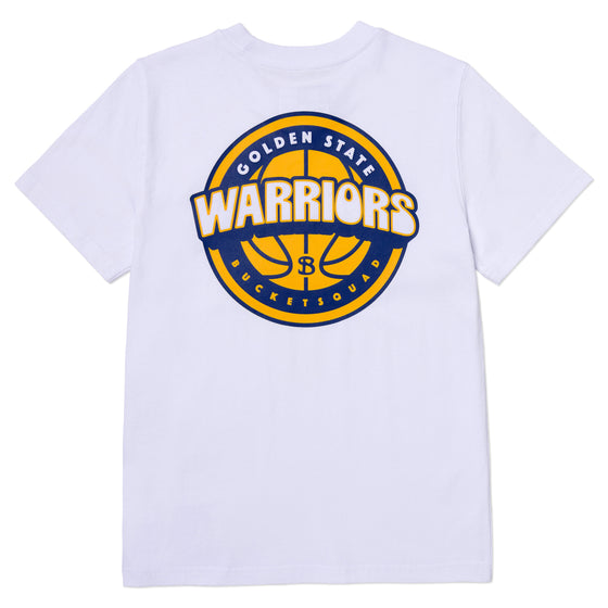 YOUTH GOLDEN STATE WARRIORS BADGE TEE - back
