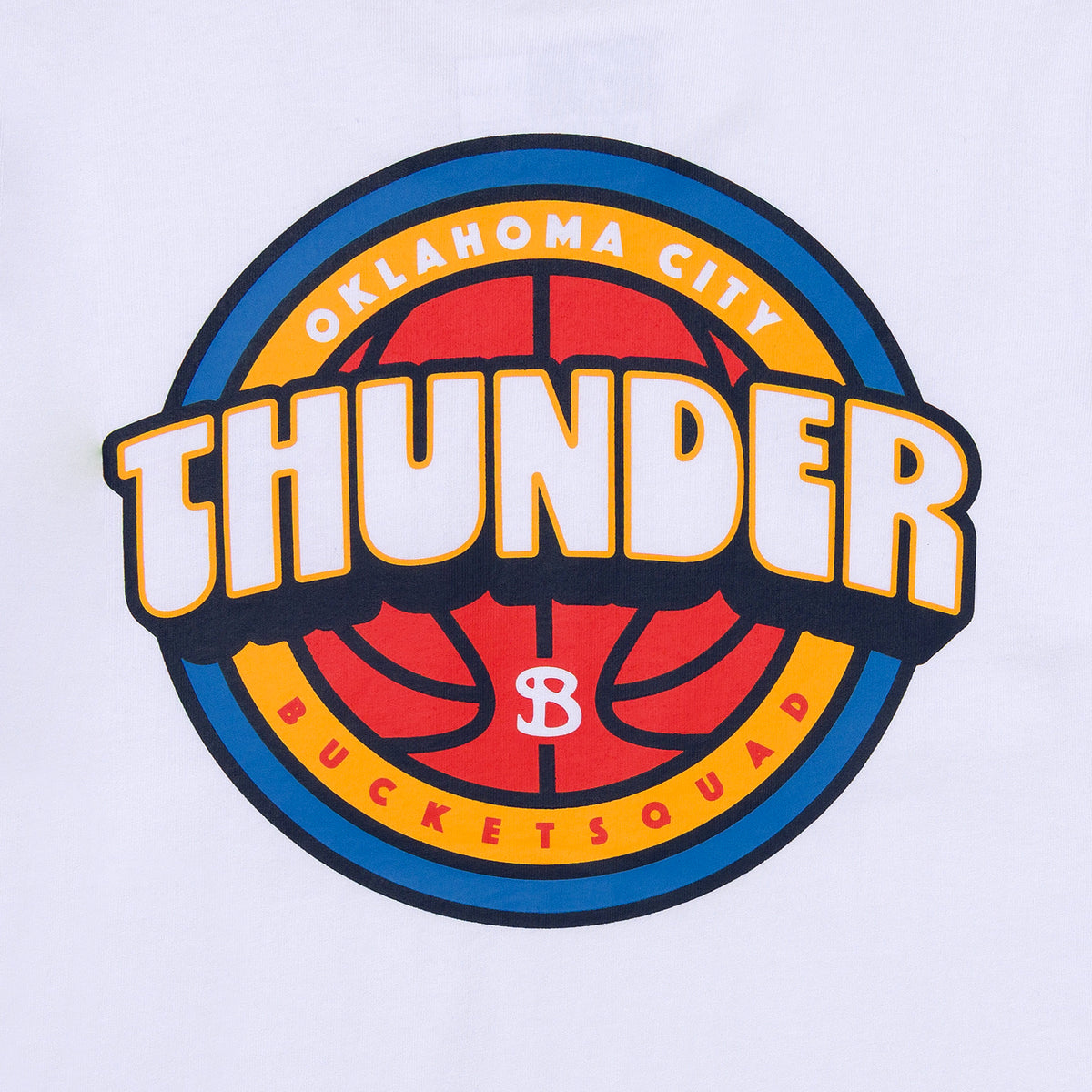 YOUTH OKLAHOMA CITY THUNDER BADGE TEE - back detail