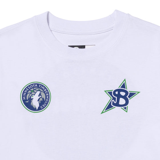 YOUTH MINNESOTA TIMBERWOLVES BADGE TEE - detail