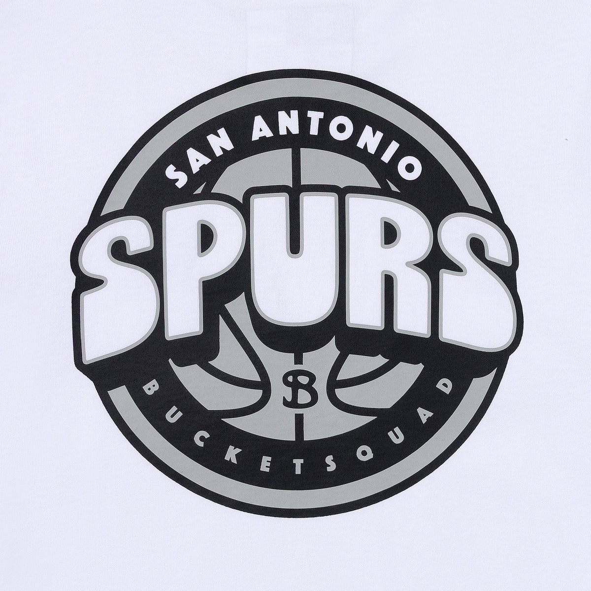 YOUTH SAN ANTONIO SPURS BADGE TEE - back detail