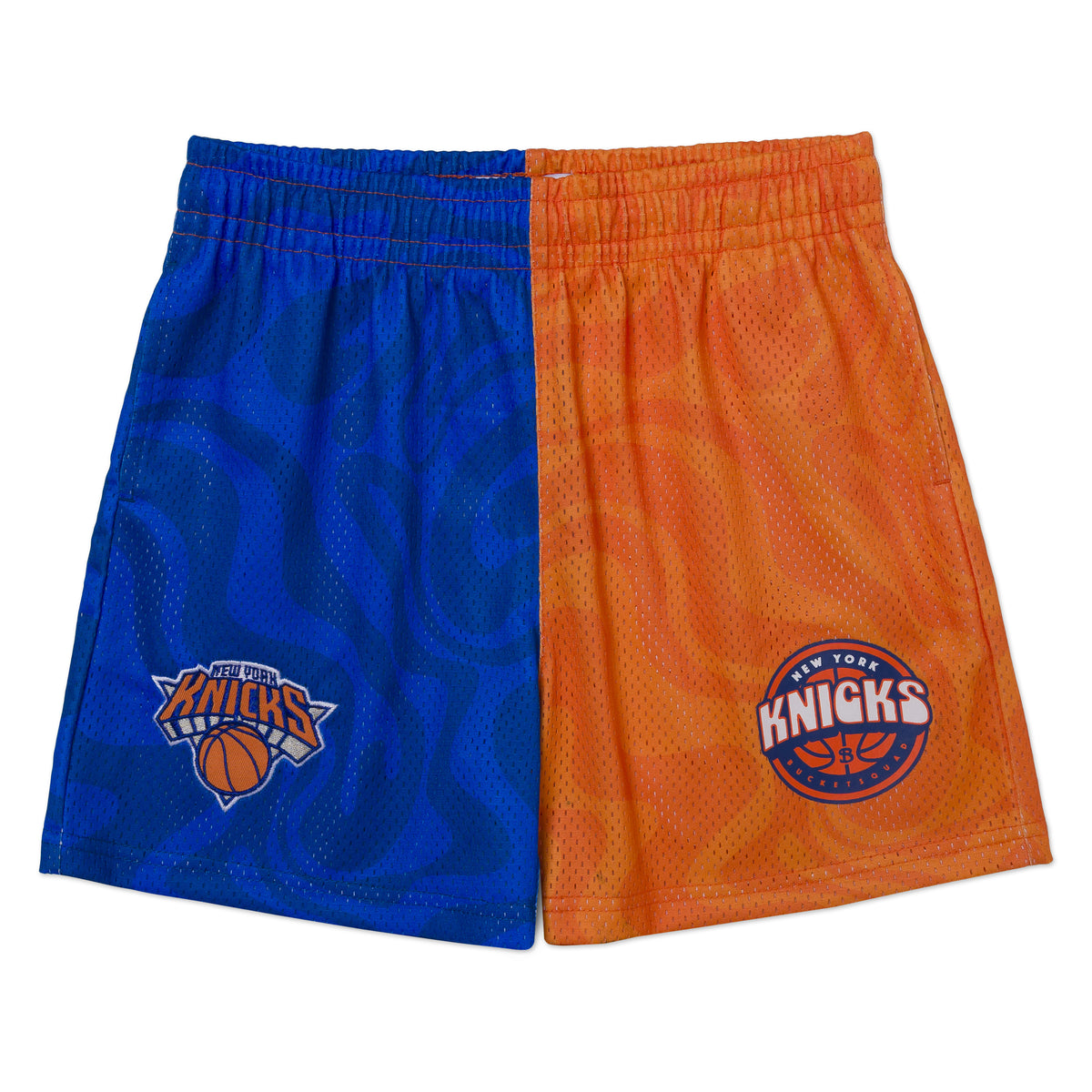 YOUTH NEW YORK KNICKS SPLIT TIDAL SHORTS