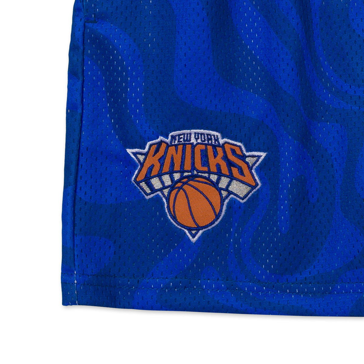 YOUTH NEW YORK KNICKS SPLIT TIDAL SHORTS - detail