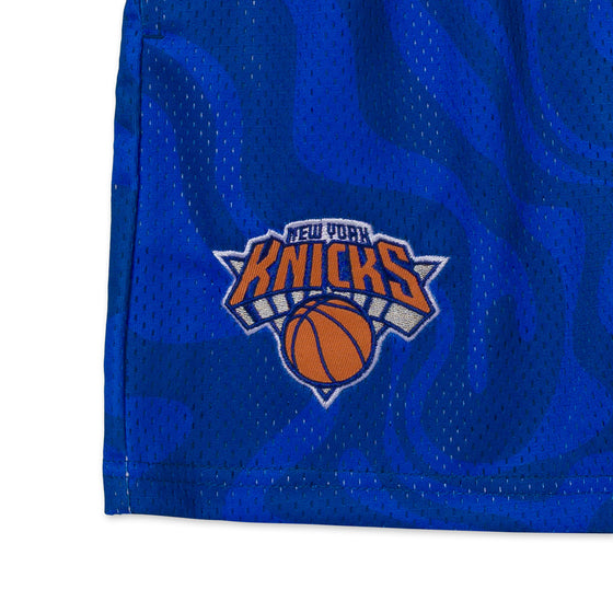 YOUTH NEW YORK KNICKS SPLIT TIDAL SHORTS - detail