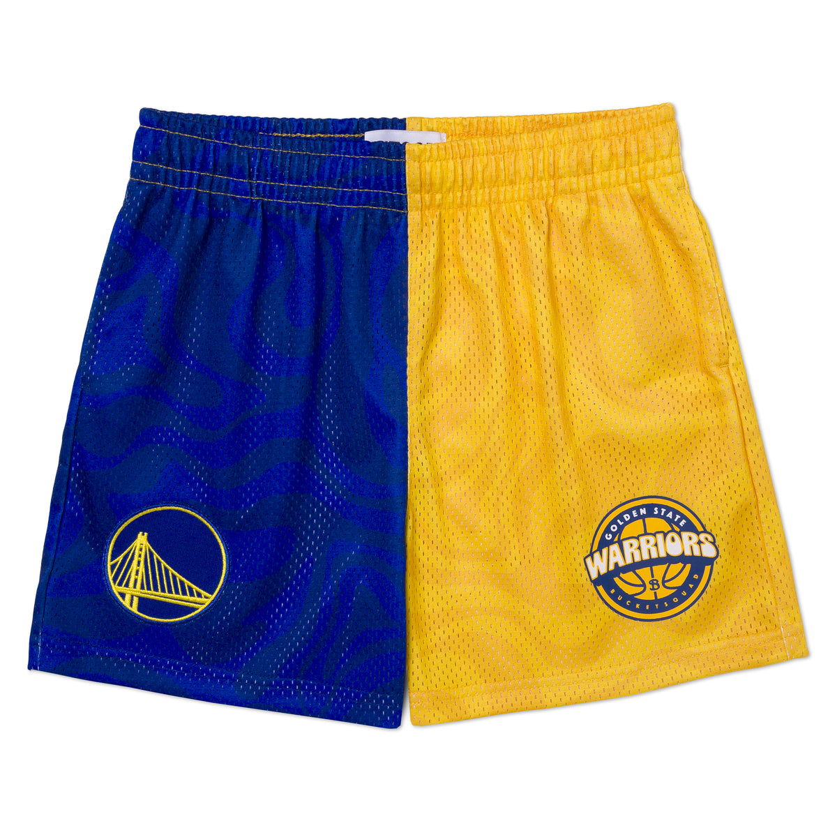 YOUTH GOLDEN STATE WARRIORS SPLIT TIDAL SHORTS