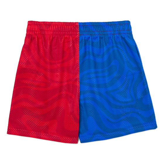YOUTH OKLAHOMA CITY THUNDER SPLIT TIDAL SHORTS - back