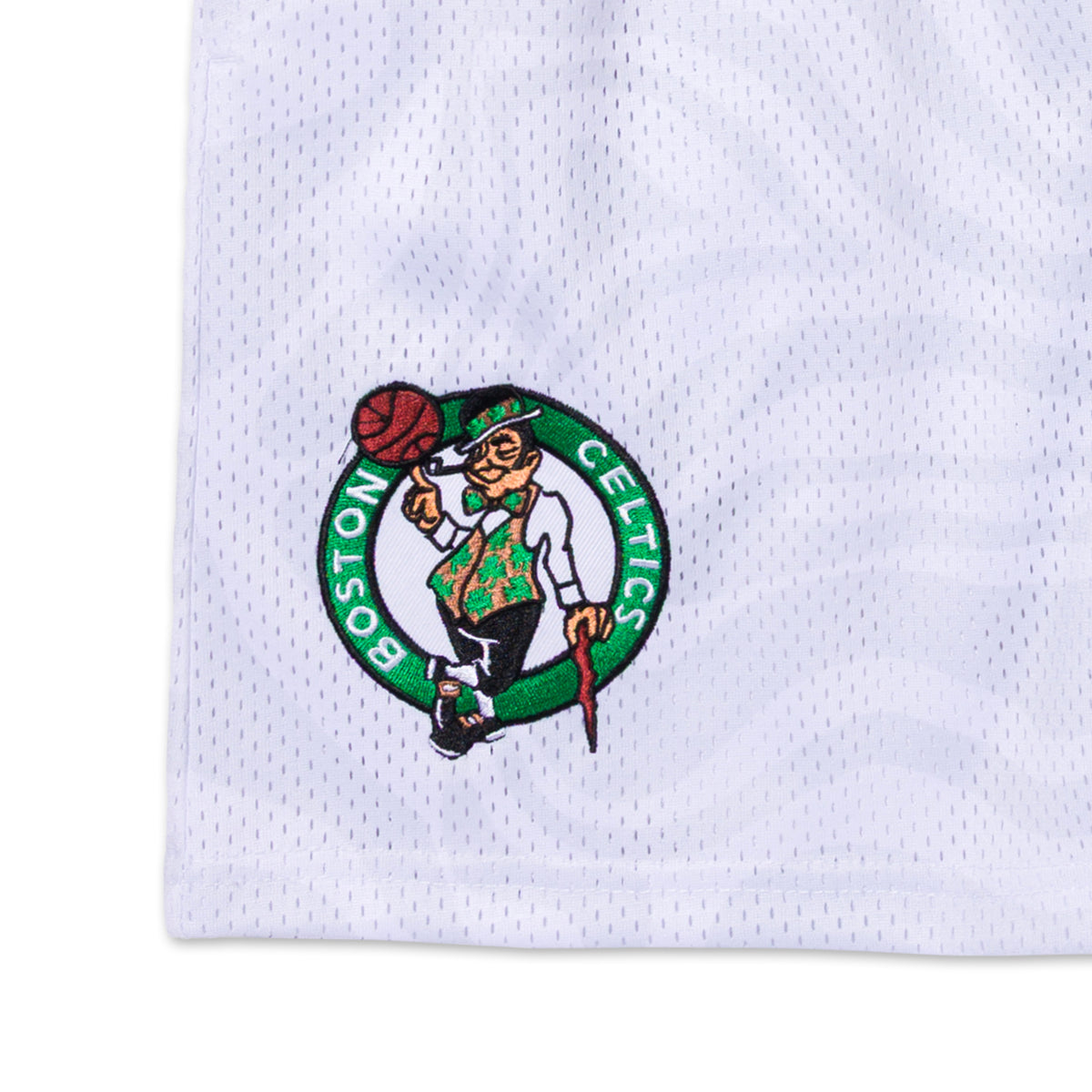 YOUTH BOSTON CELTICS SPLIT TIDAL SHORTS - detail