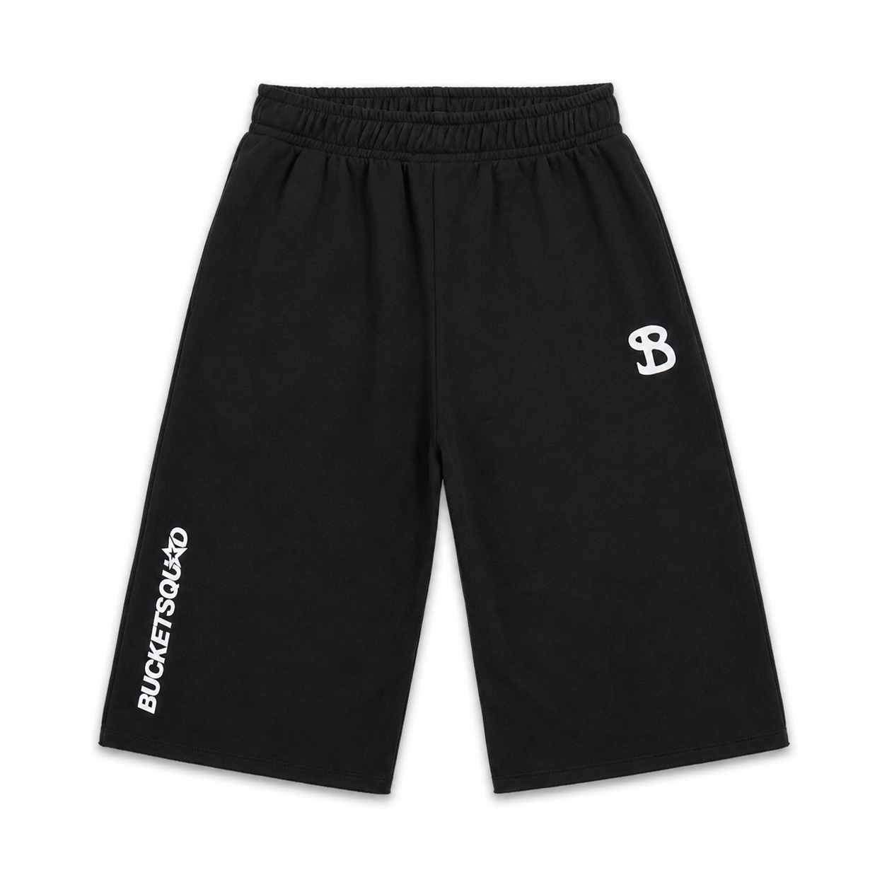 CORE CUTOFF SWEATSHORTS - BLACK