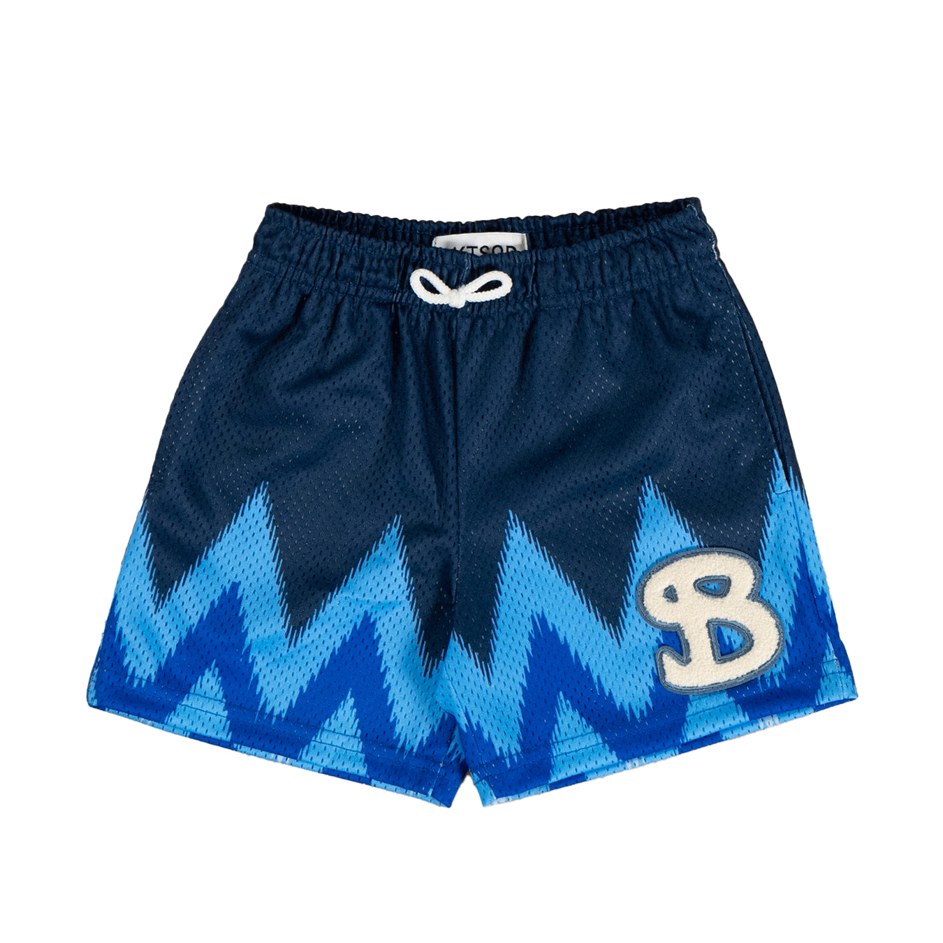 CHEVRON YOUTH SHORTS - OCEAN BLAZE