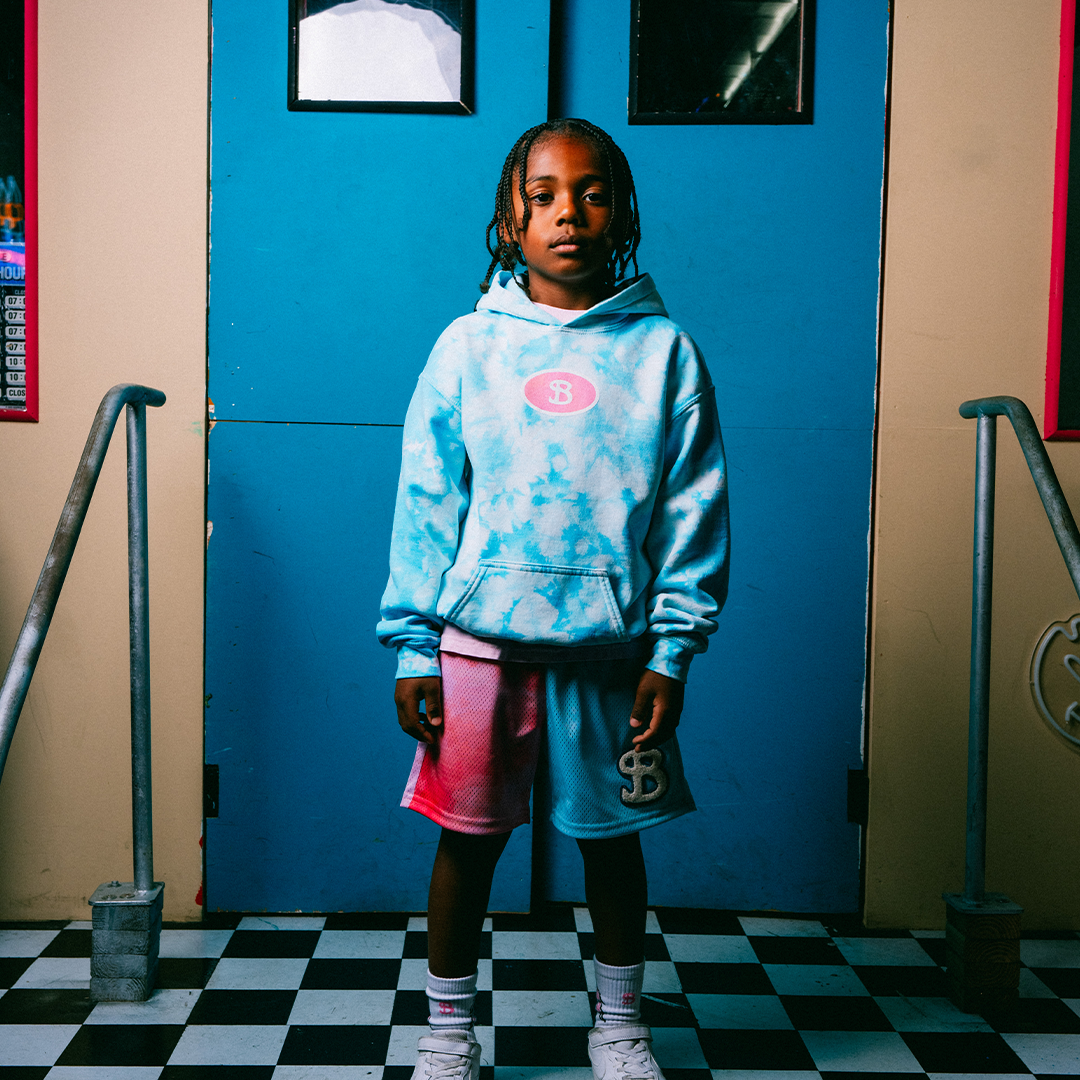 Youth Blue Cotton Candy Hoodie