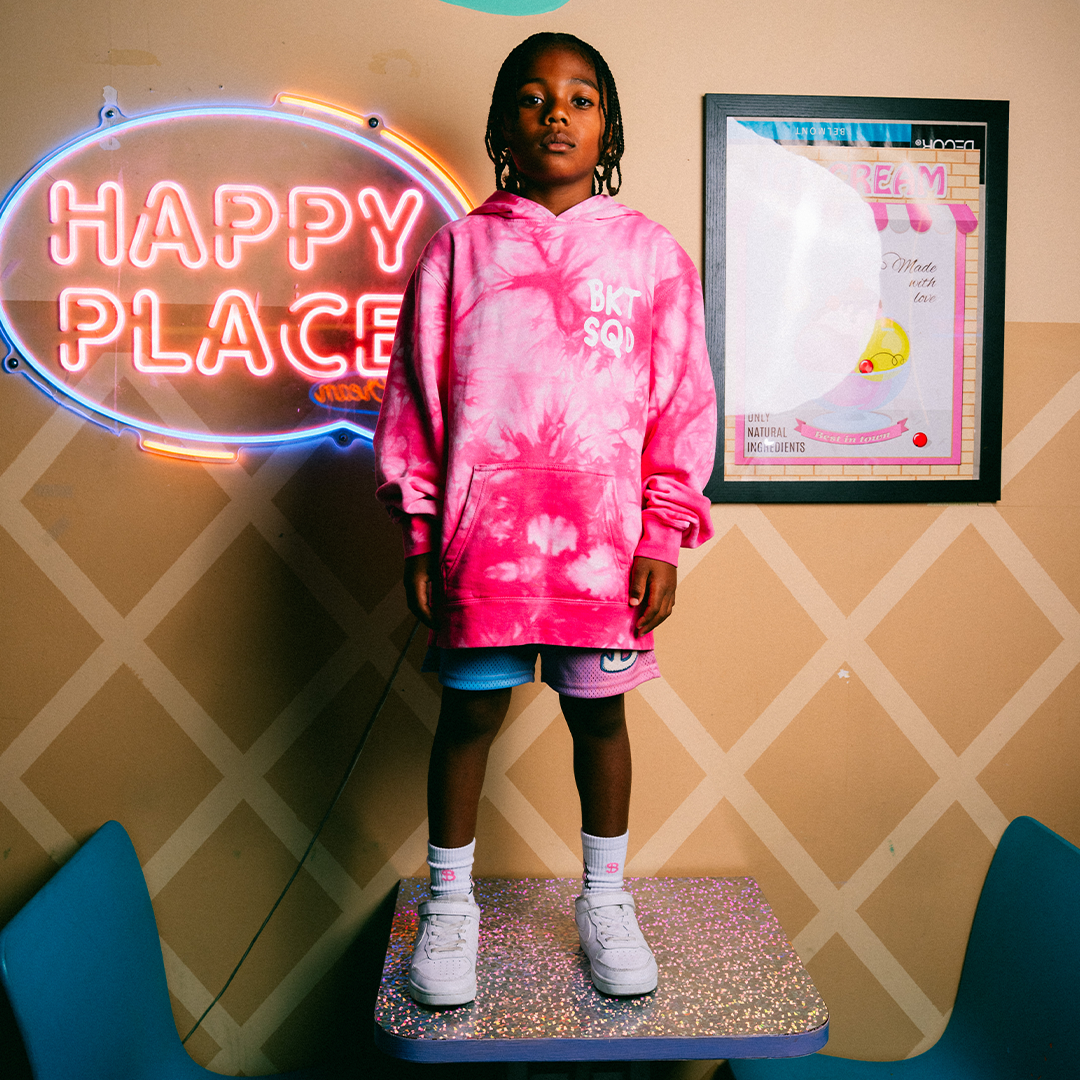 Youth Pink Cotton Candy Hoodie