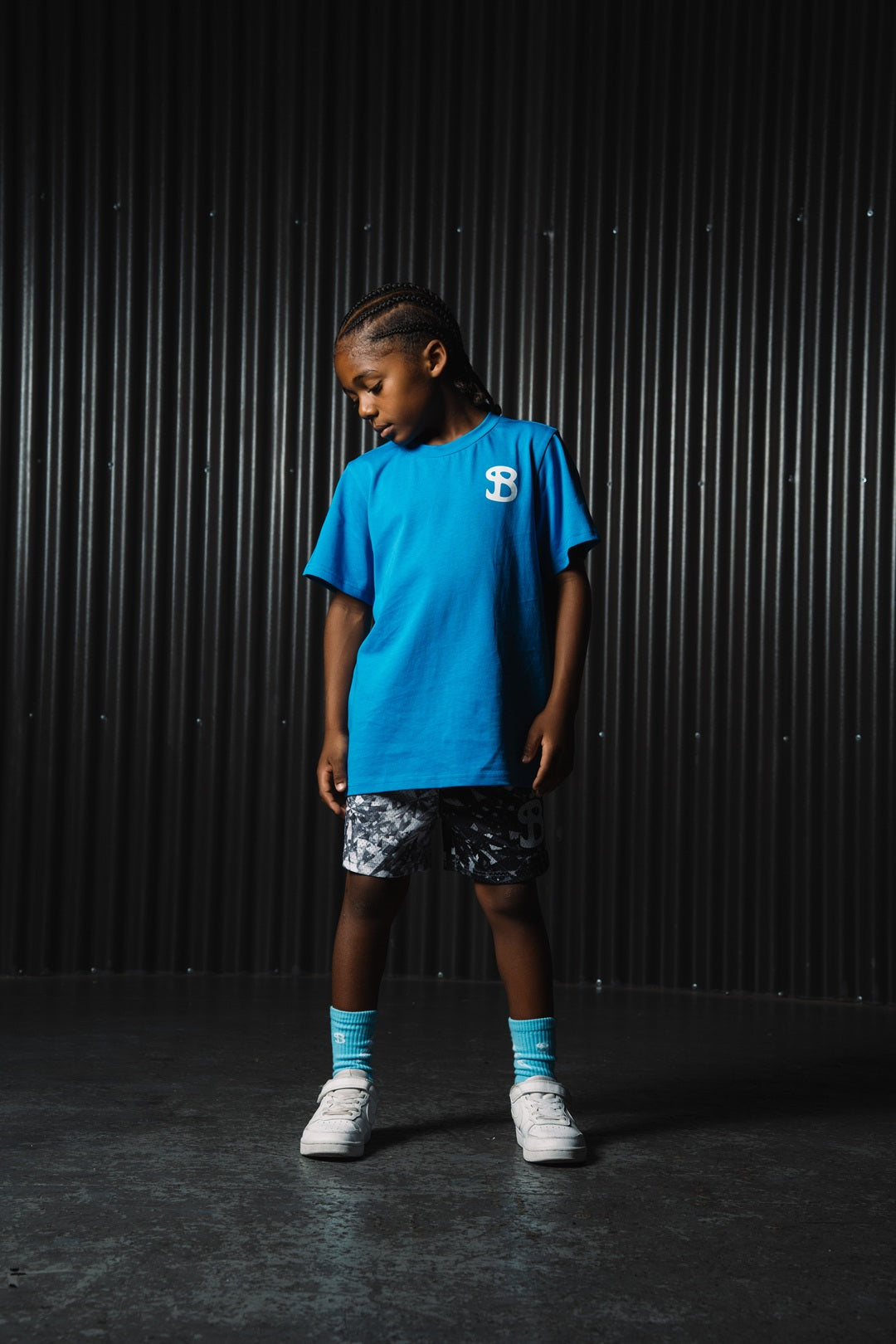YOUTH SPLIT DIAMOND SHORTS