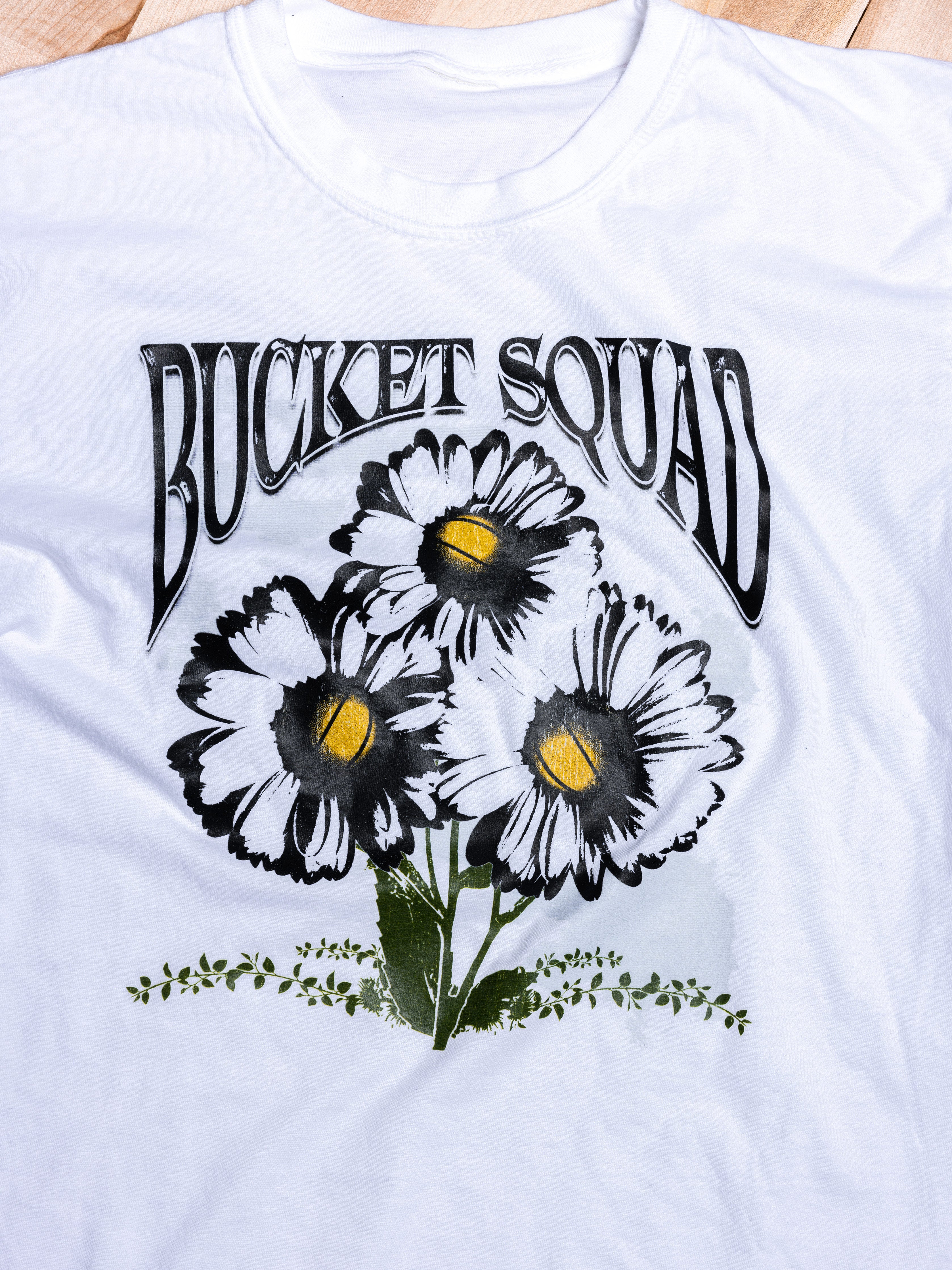 Floral Bucketsquad Shirt - Daisy - ADULT