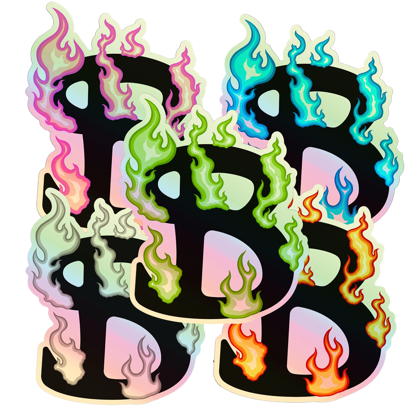 ZHC x BKTSQD 5 STICKER PACK BUCKETSQUAD