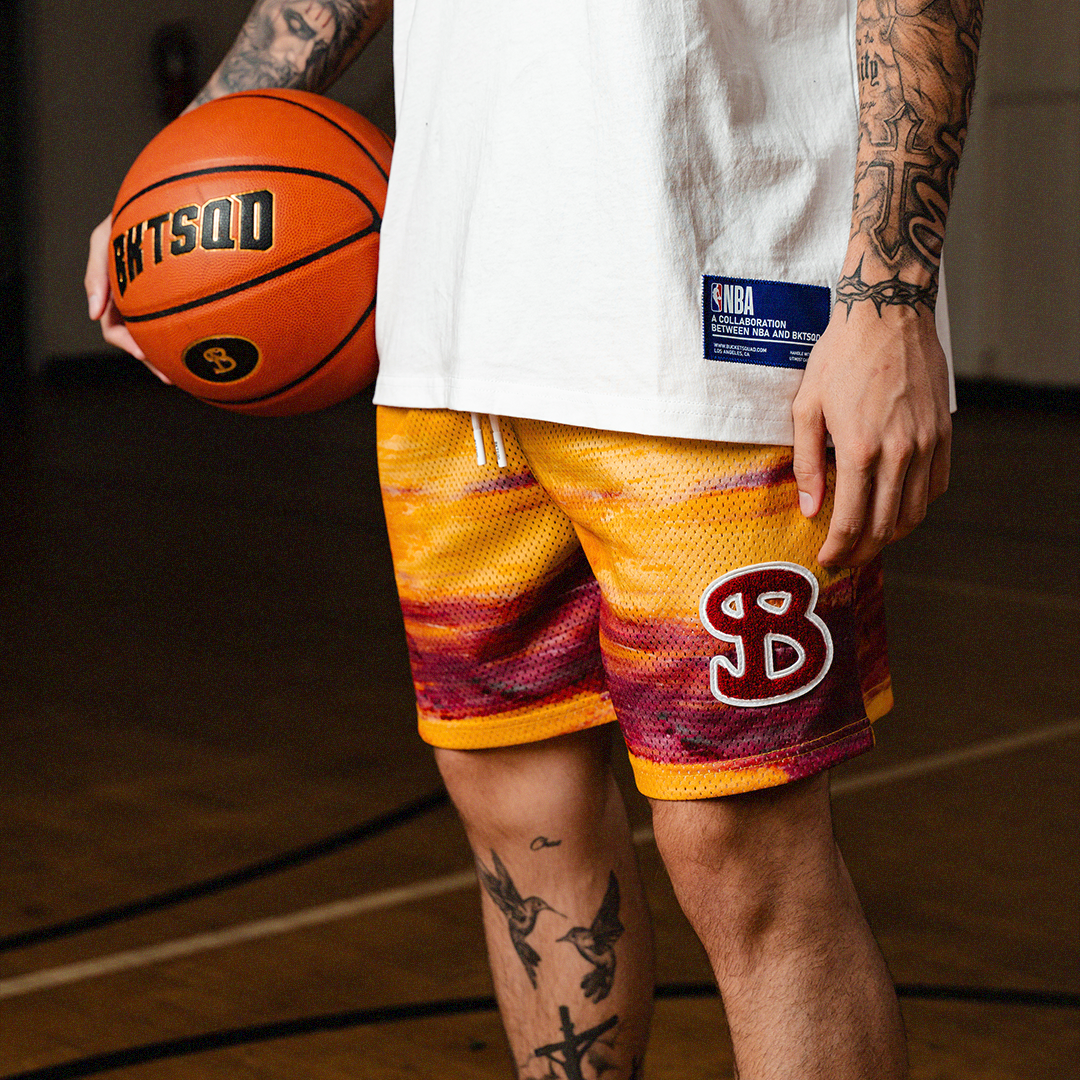 NBA x BKTSQD MIAMI HEAT SKY SHORTS