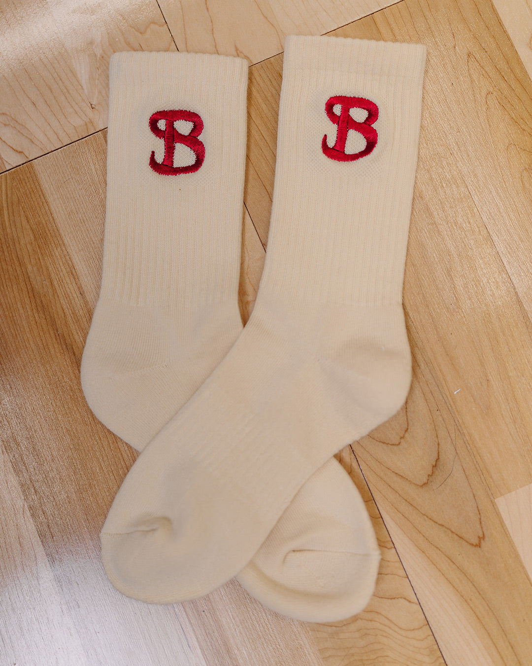 SOCKS 3 PACK / WHITE CREAM BLACK