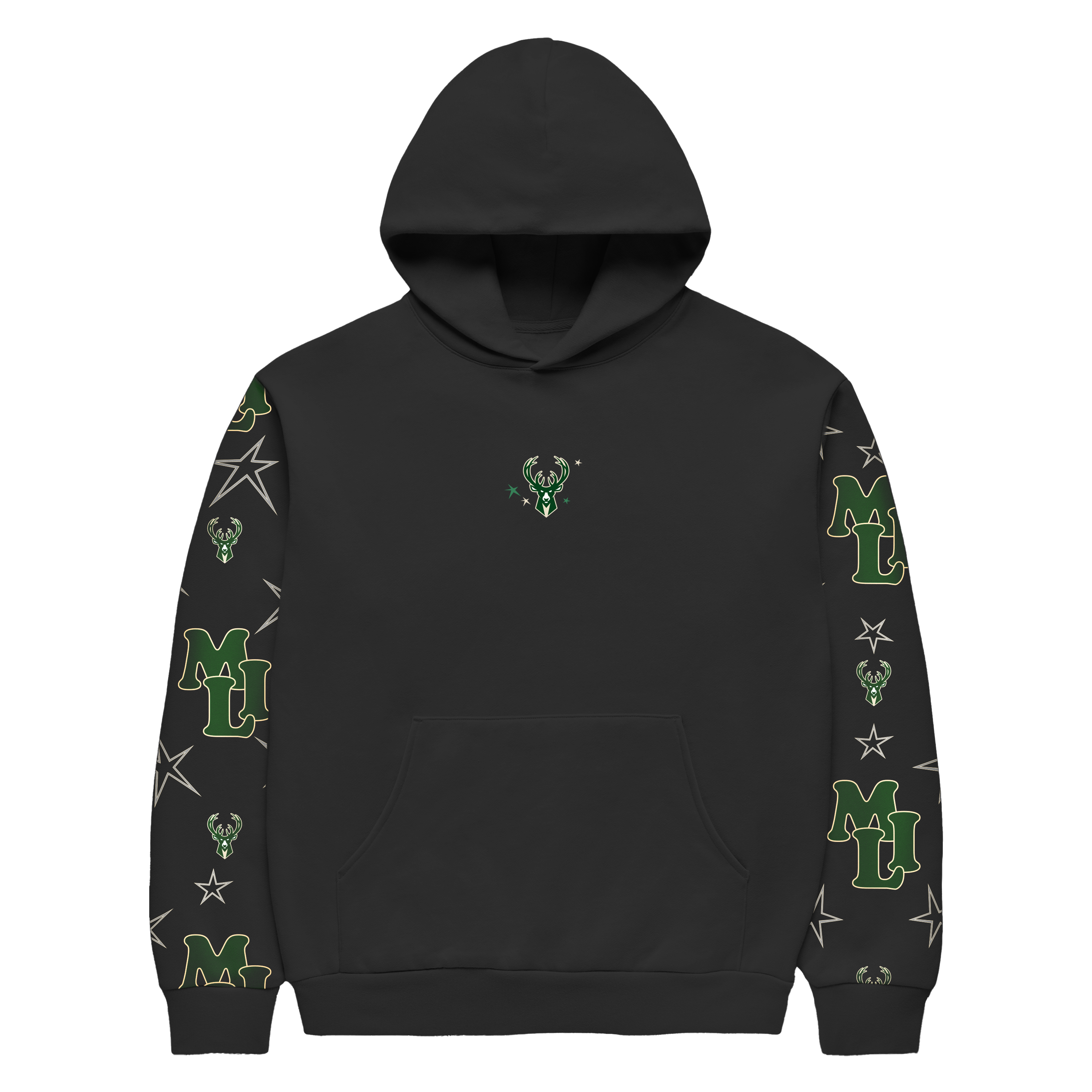 NBA MILWAUKEE BUCKS ARENA HOODIE