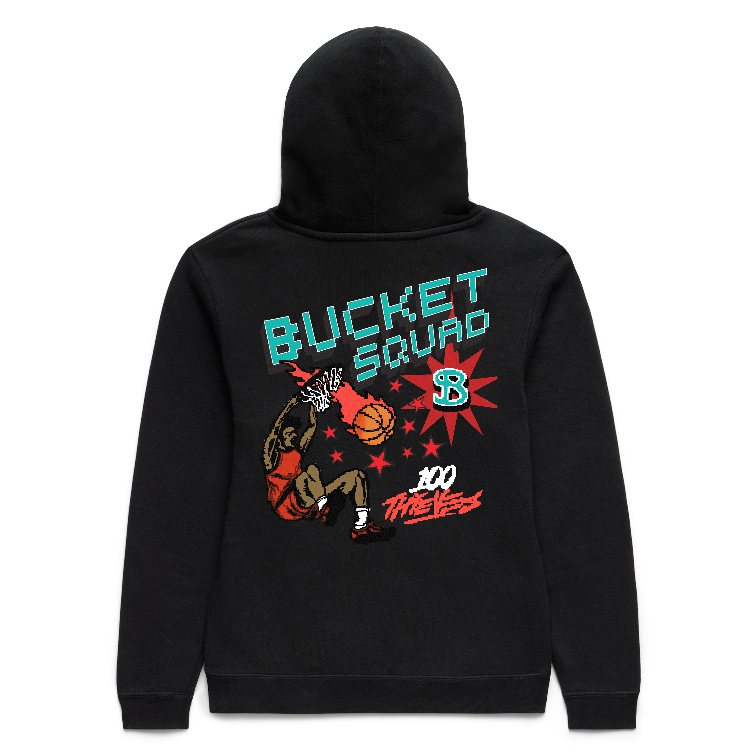 100 THIEVES BLACK HOODIE