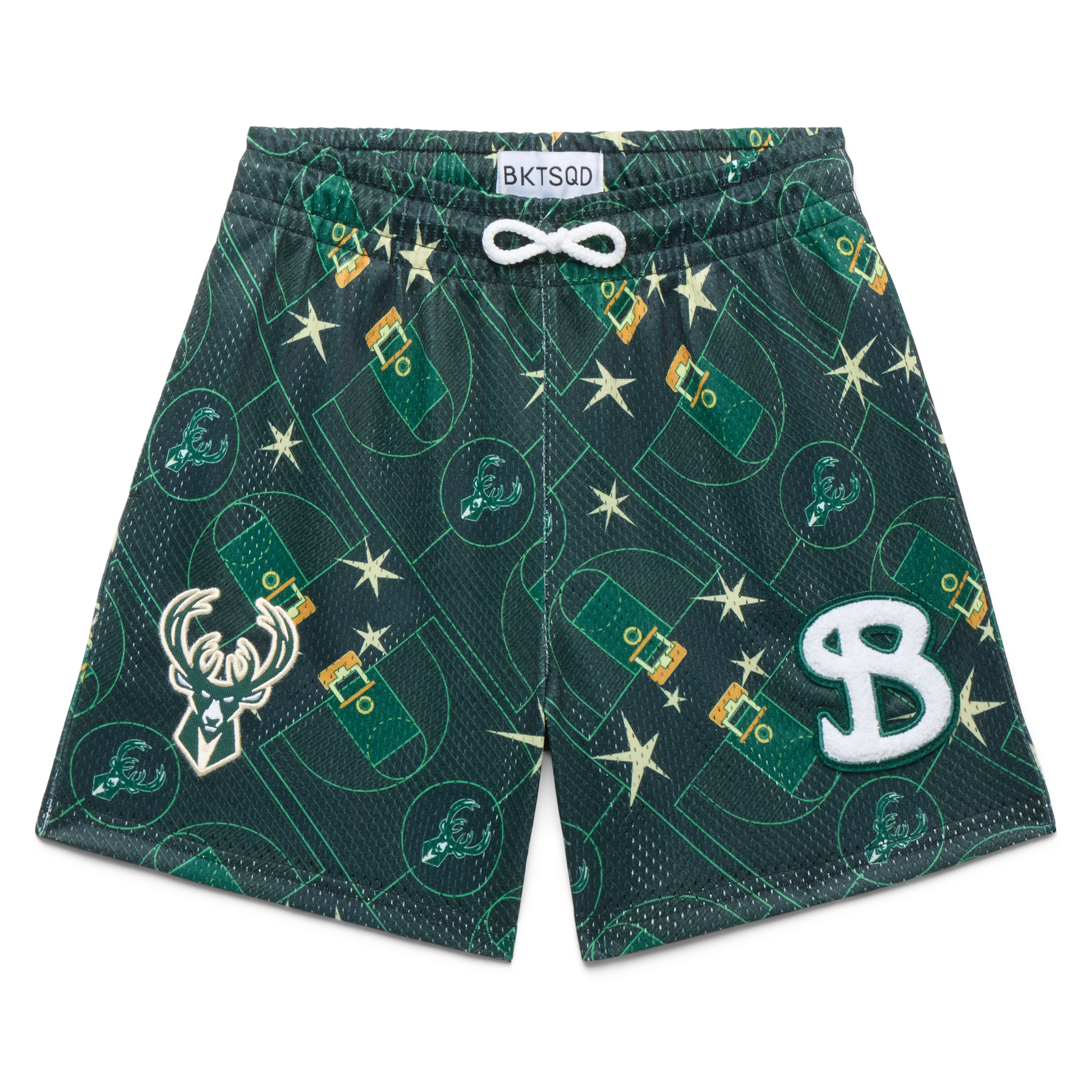 NBA MILWAUKEE BUCKS COURT YOUTH SHORTS
