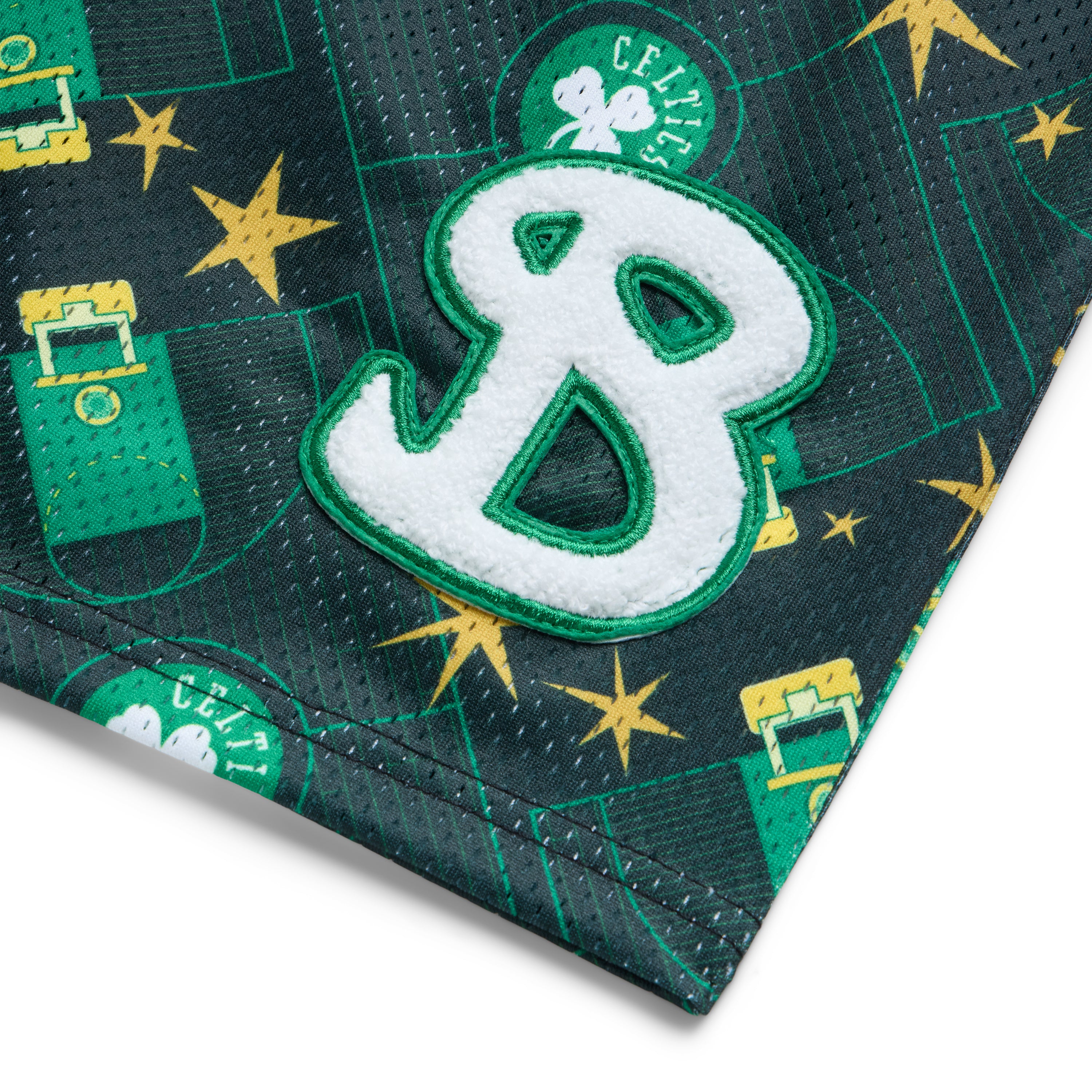 NBA BOSTON CELTICS COURT ADULT SHORTS